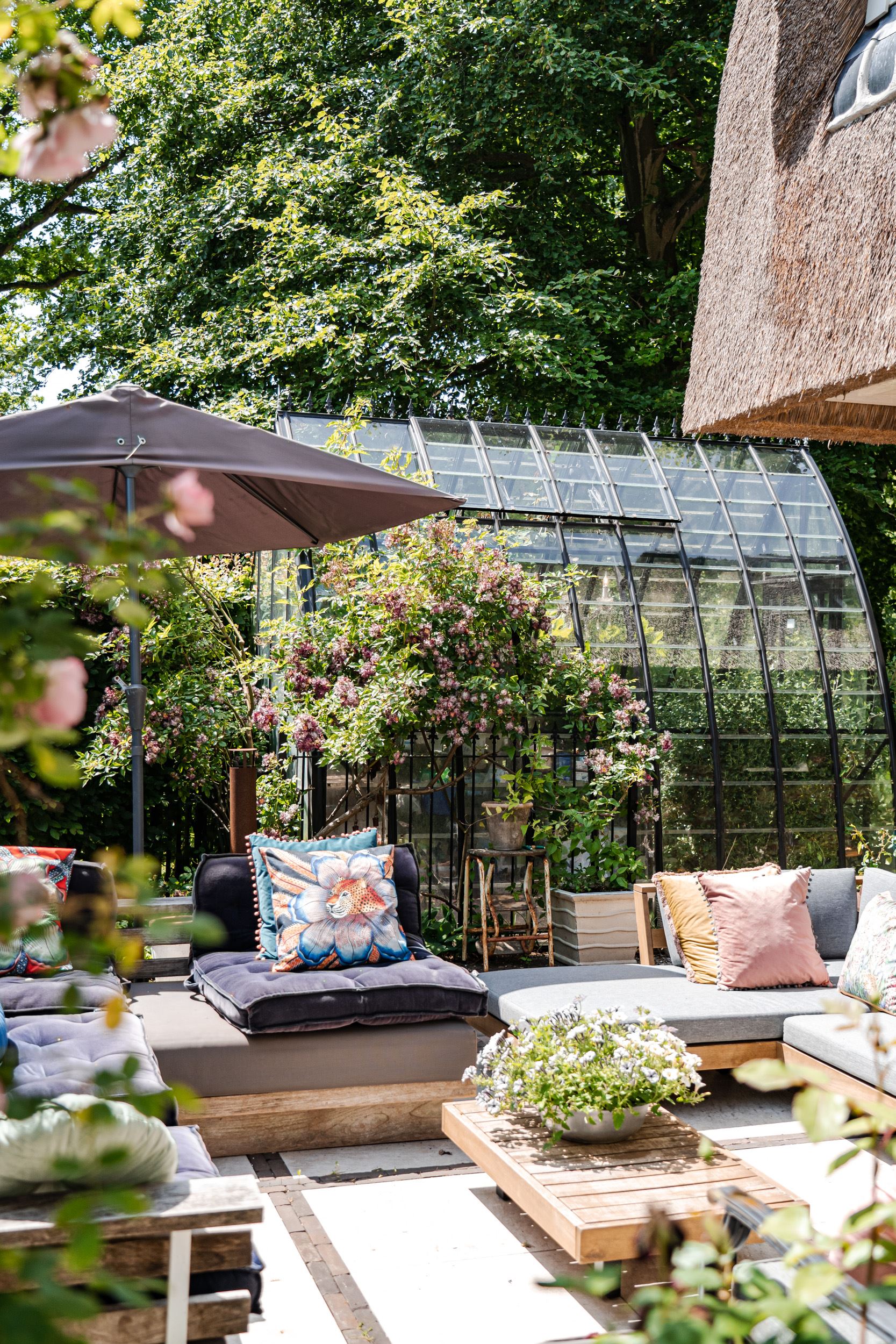 terrasse avec serre 