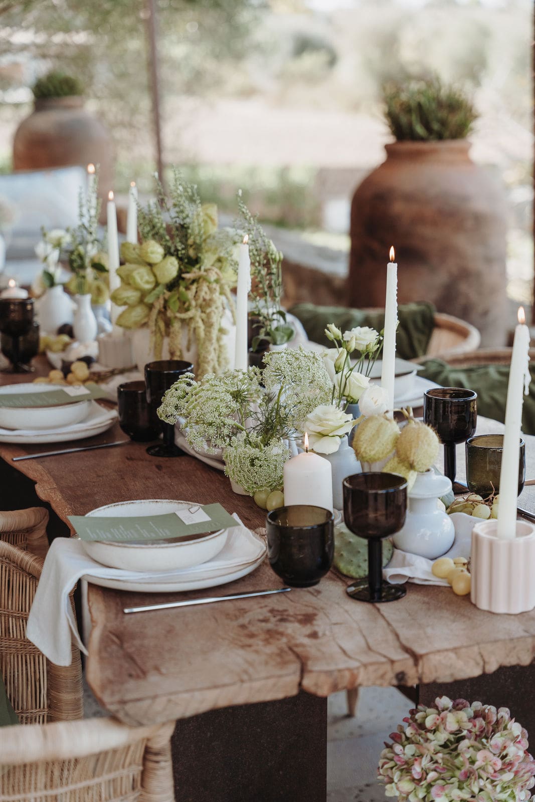 table décorée thème nature table décorée thème nature