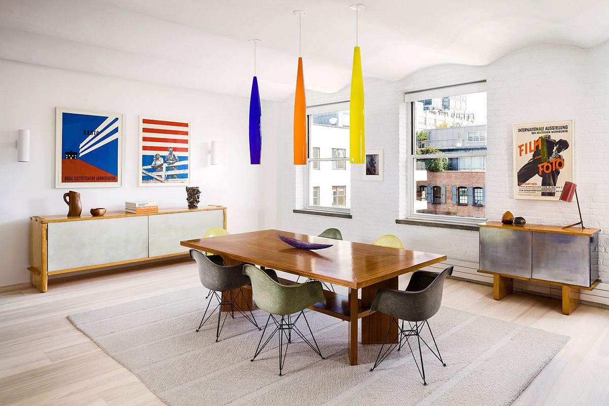 salle à manger loft Manhattan