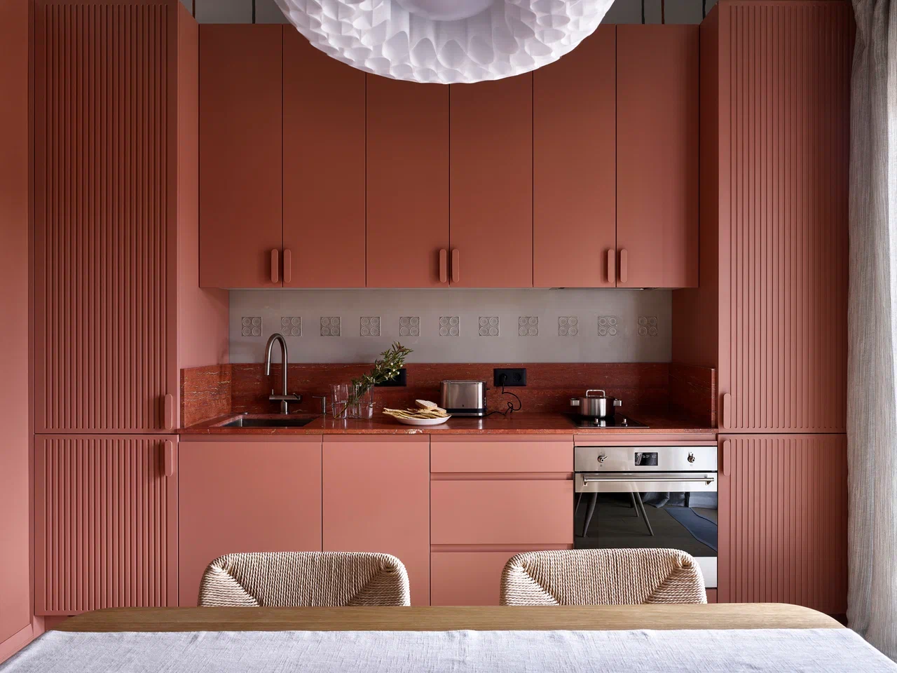 cuisine décoration colorée terracotta