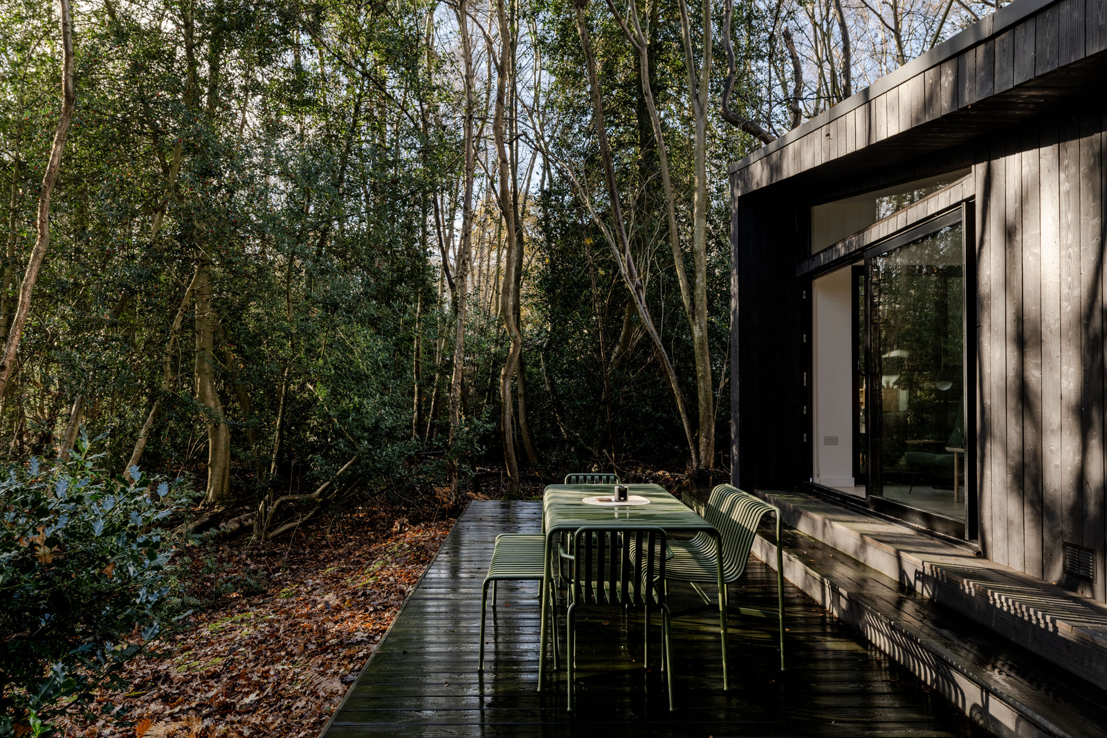 maison en bois noir 81m2