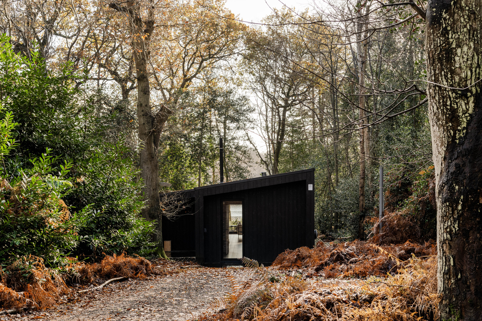 maison en bois noir 81m2