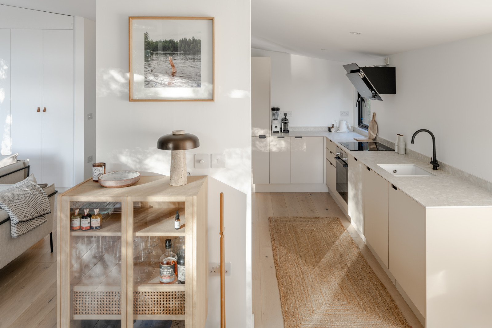 cuisine ouverte bois clair