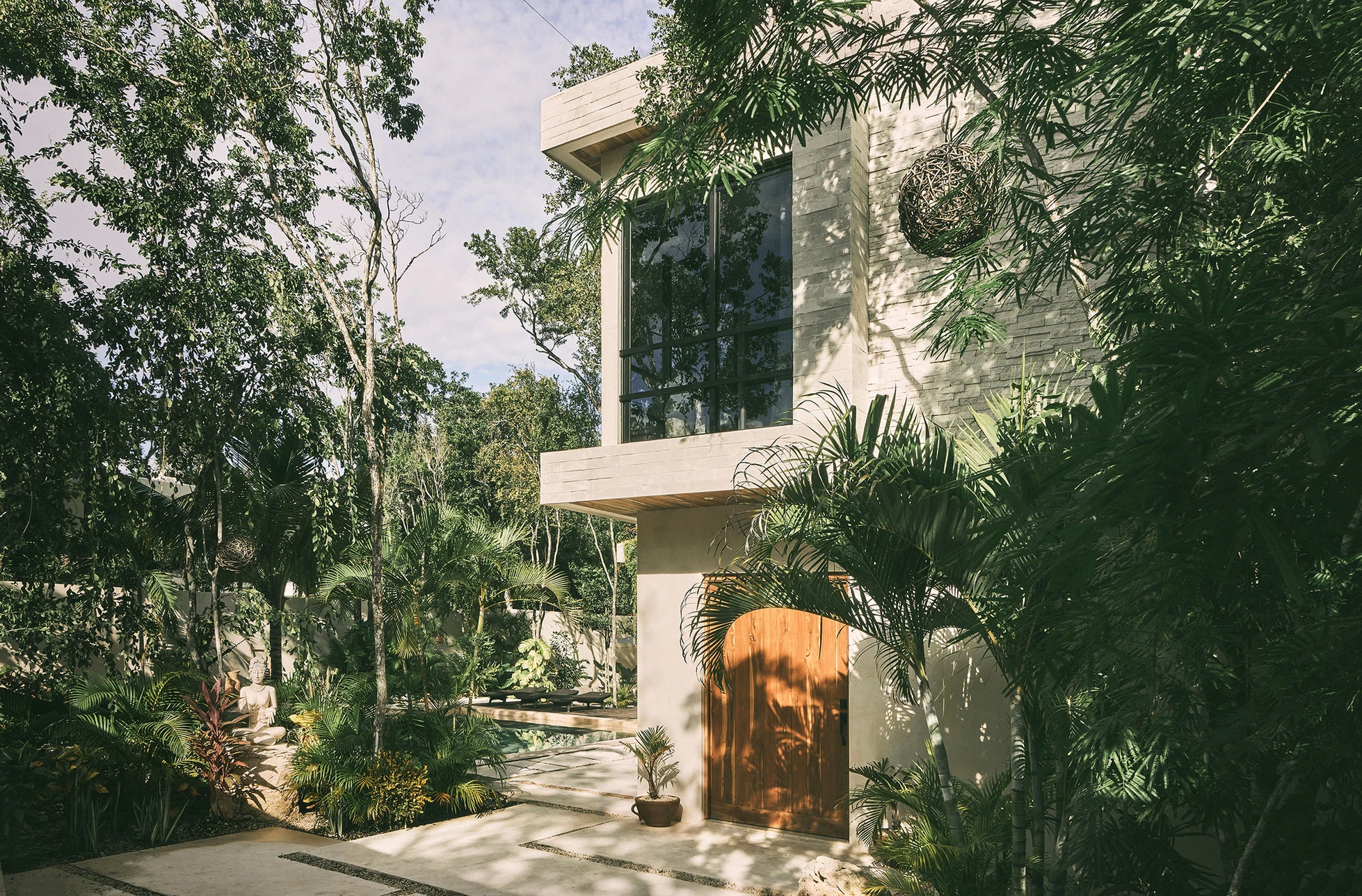 jardin avec piscine maison Tulum jardin avec piscine maison Tulum
