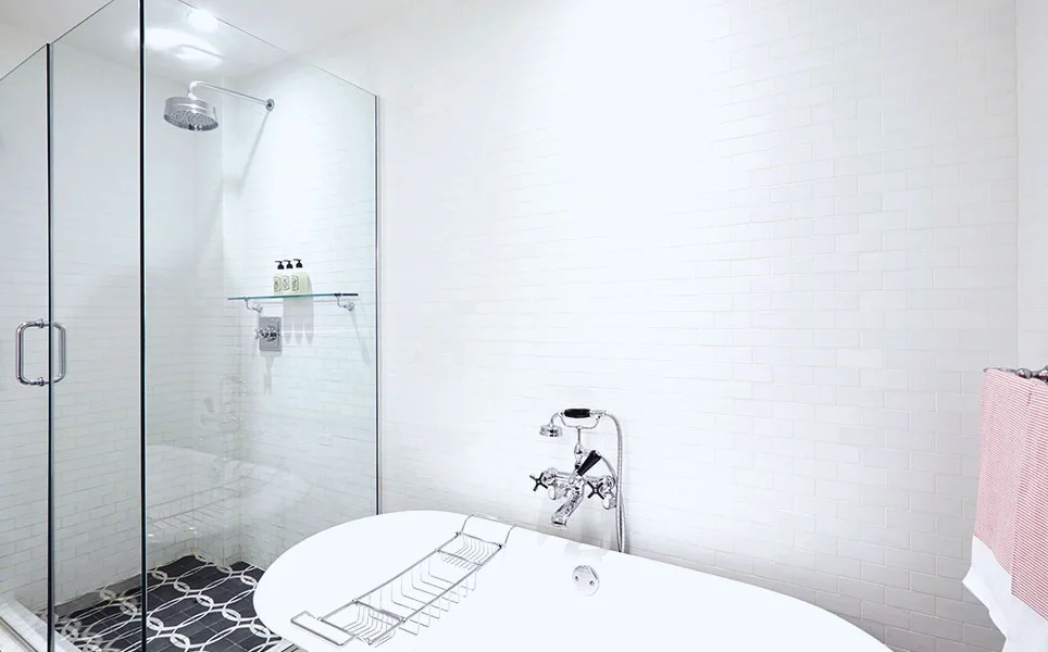 salle de bain petit loft de 60m2 à Brooklyn