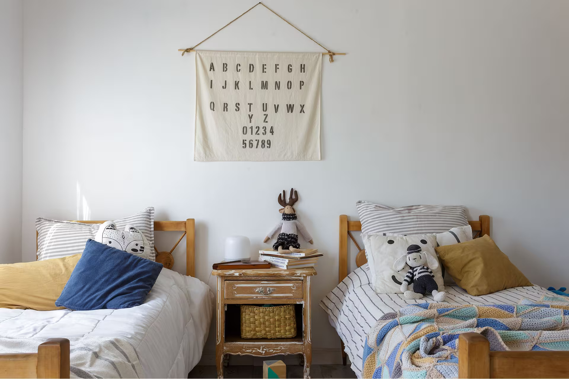 chambre enfants à deux lits