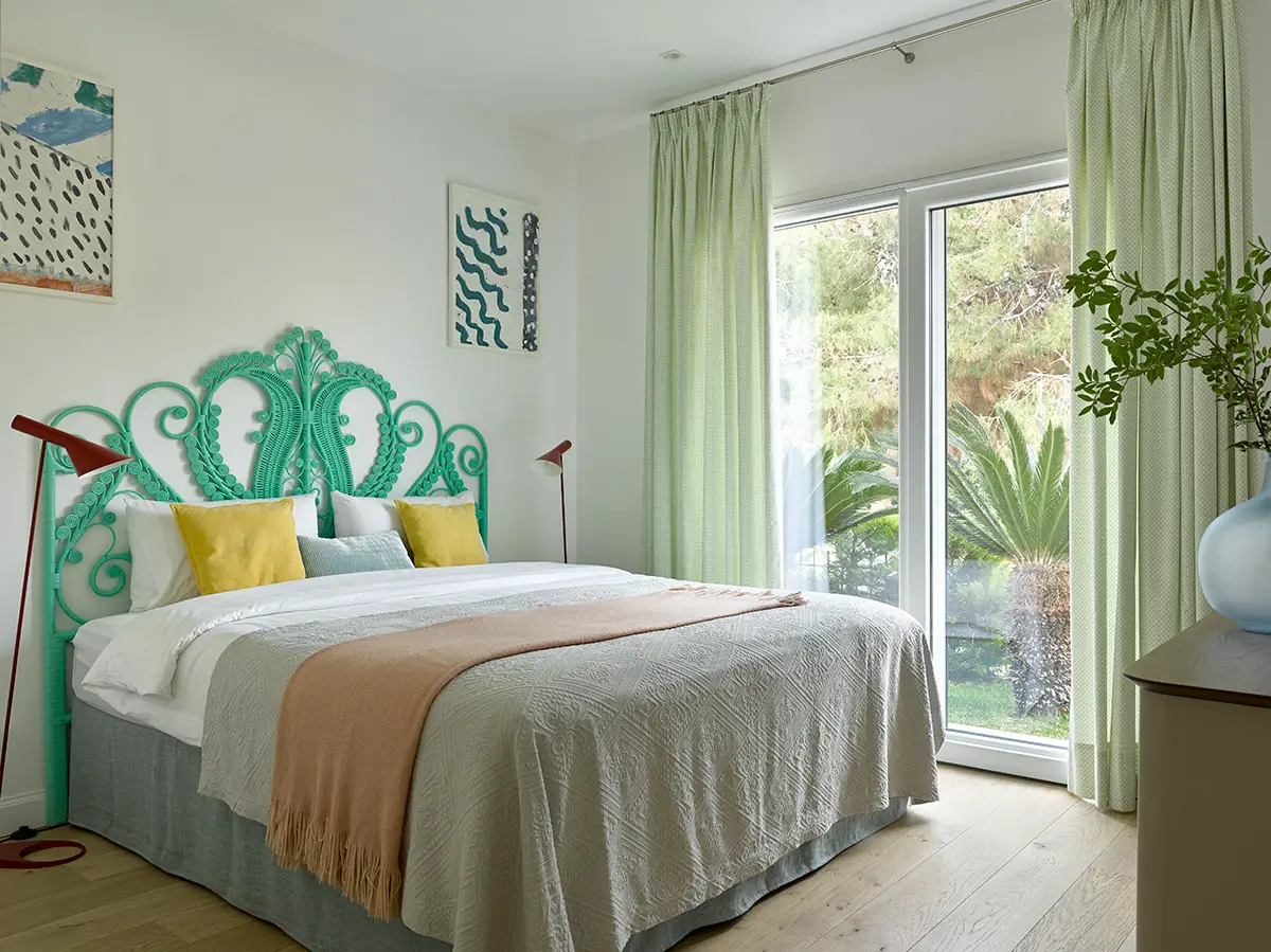 chambre décoration colorée
