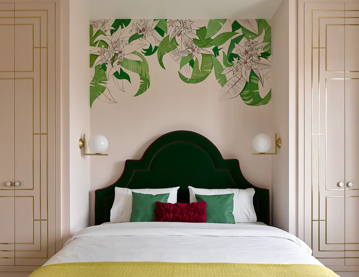 chambre adulte rose