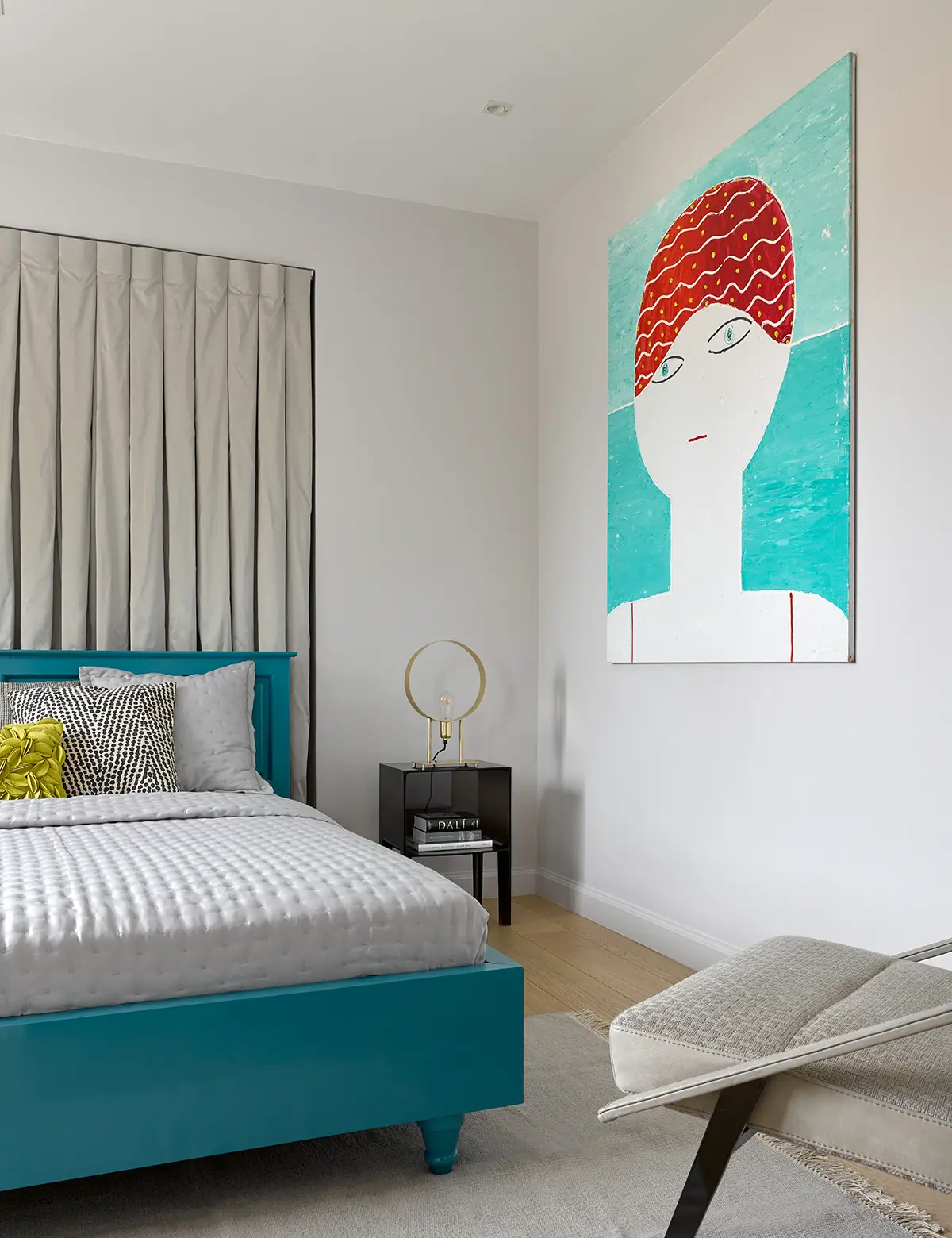 chambre décoration design et colorée