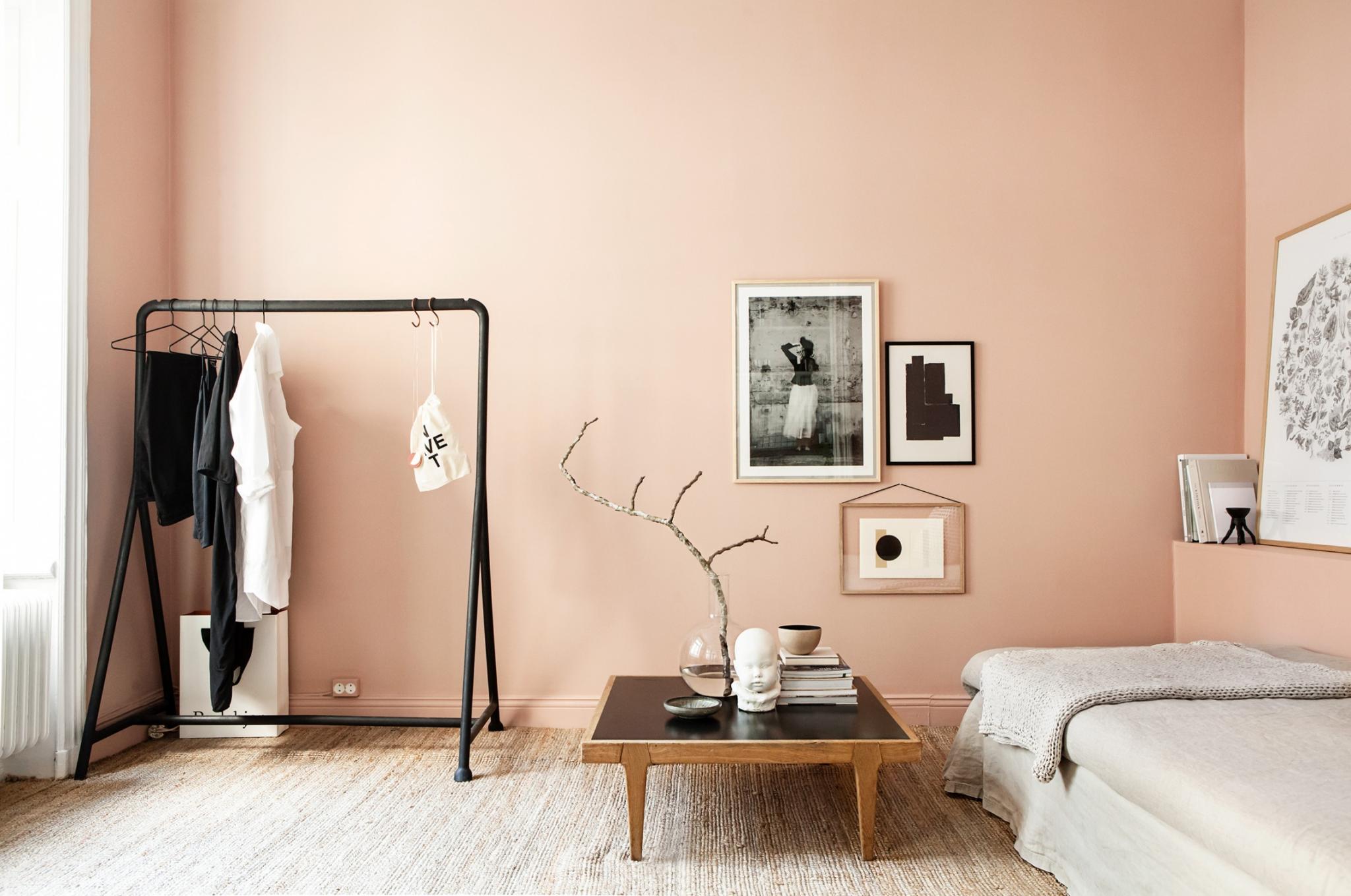 chambre couleur Pantone 2024 Peach Fuzz chambre couleur Pantone 2024 Peach Fuzz