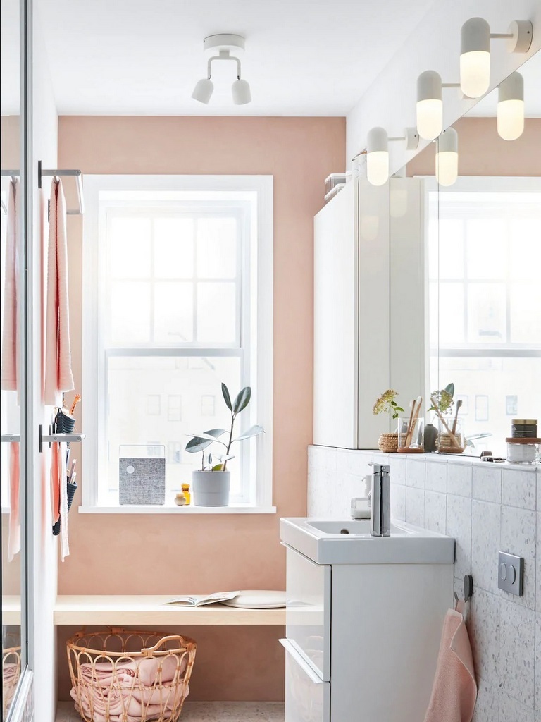 salle de bain rose salle de bain rose