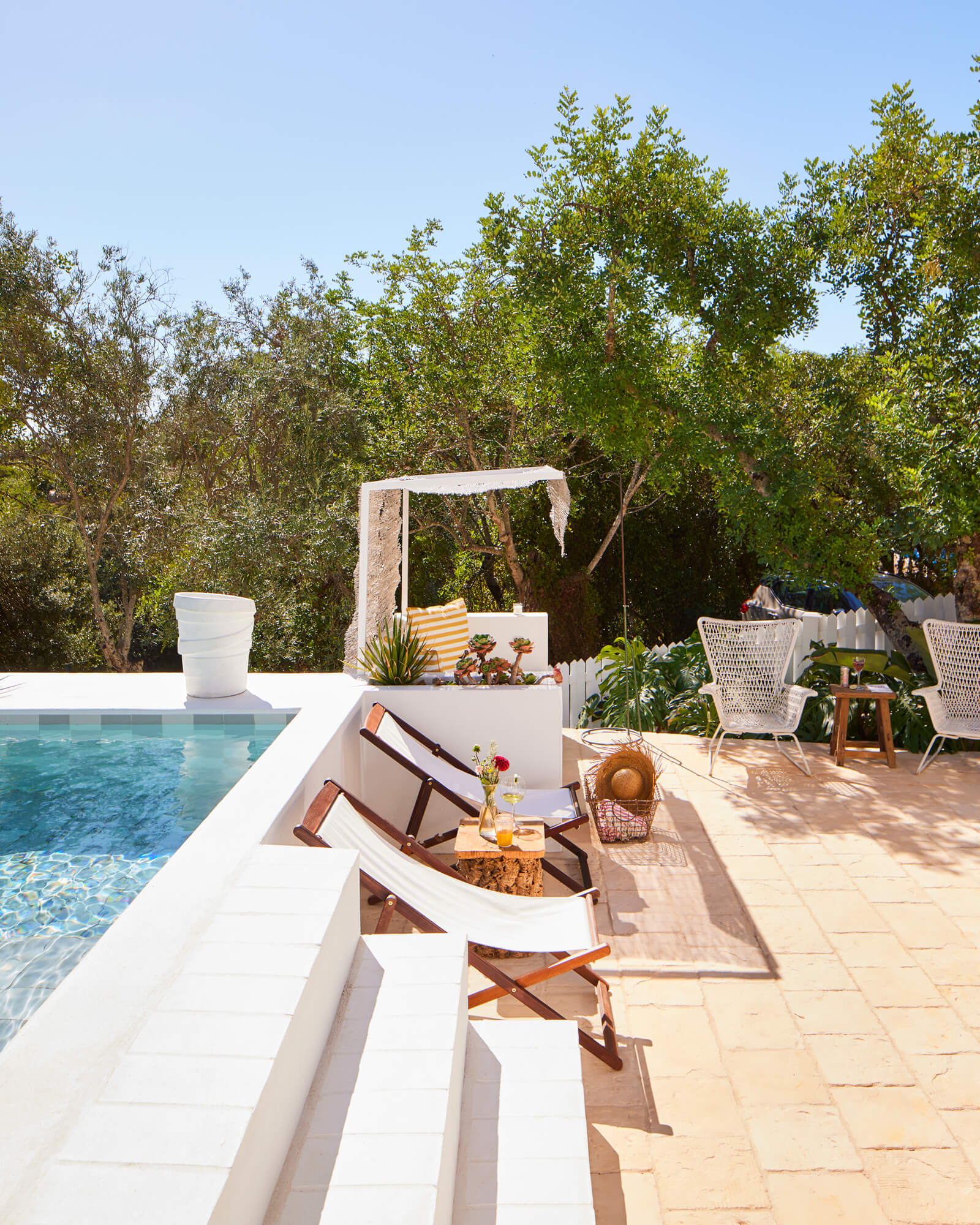 terrasse avec piscine