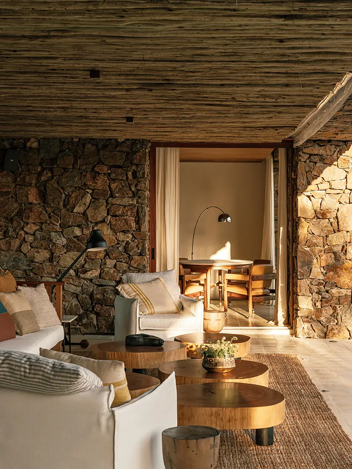 terrasse maison en pierre