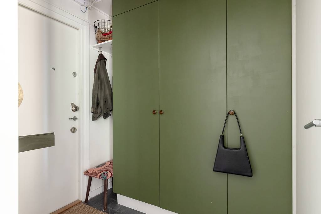 entrée avec placard vert entrée avec placard vert