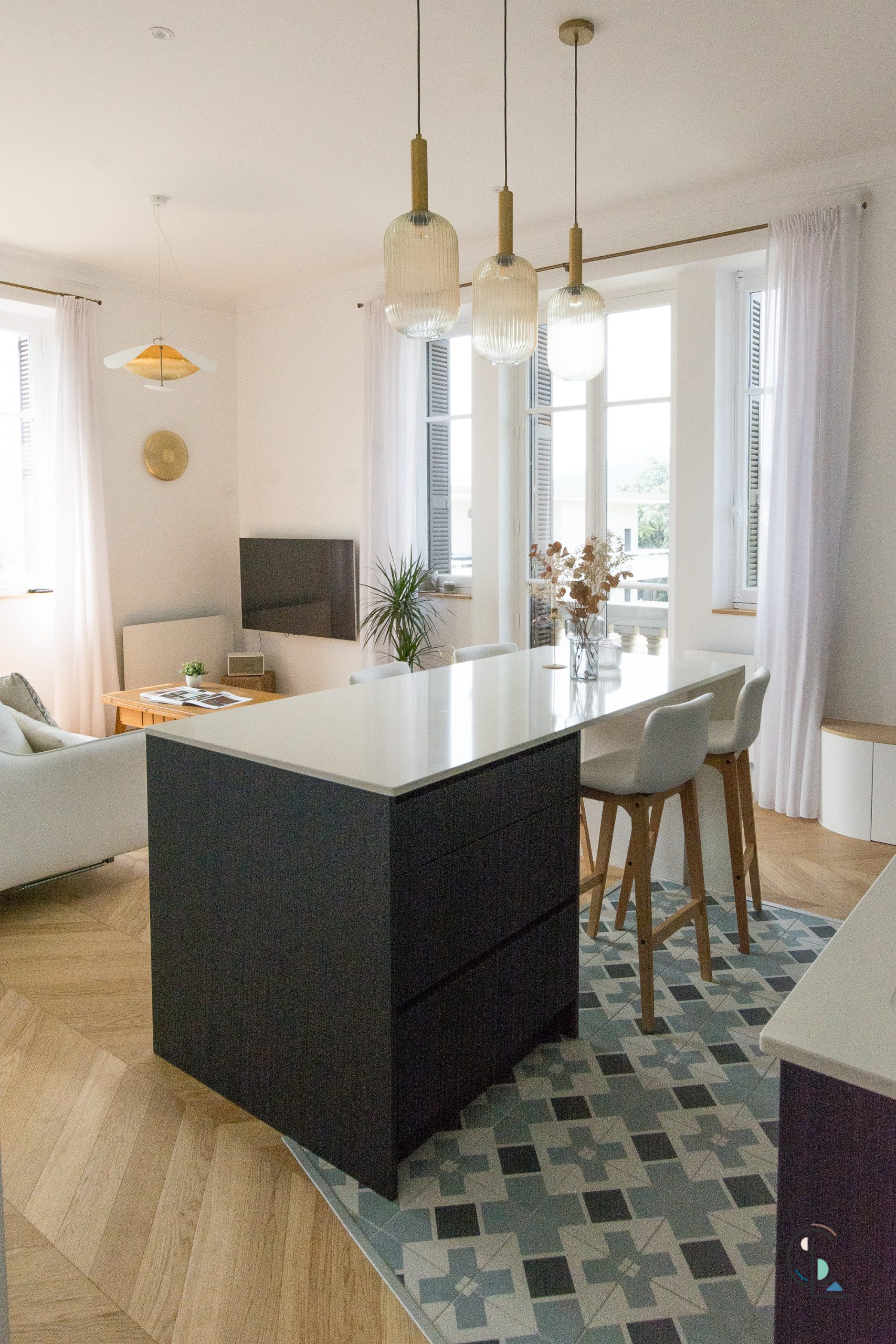 cuisine ouverte studio 42m2 transformé en deux-pièces cuisine ouverte studio 42m2 transformé en deux-pièces