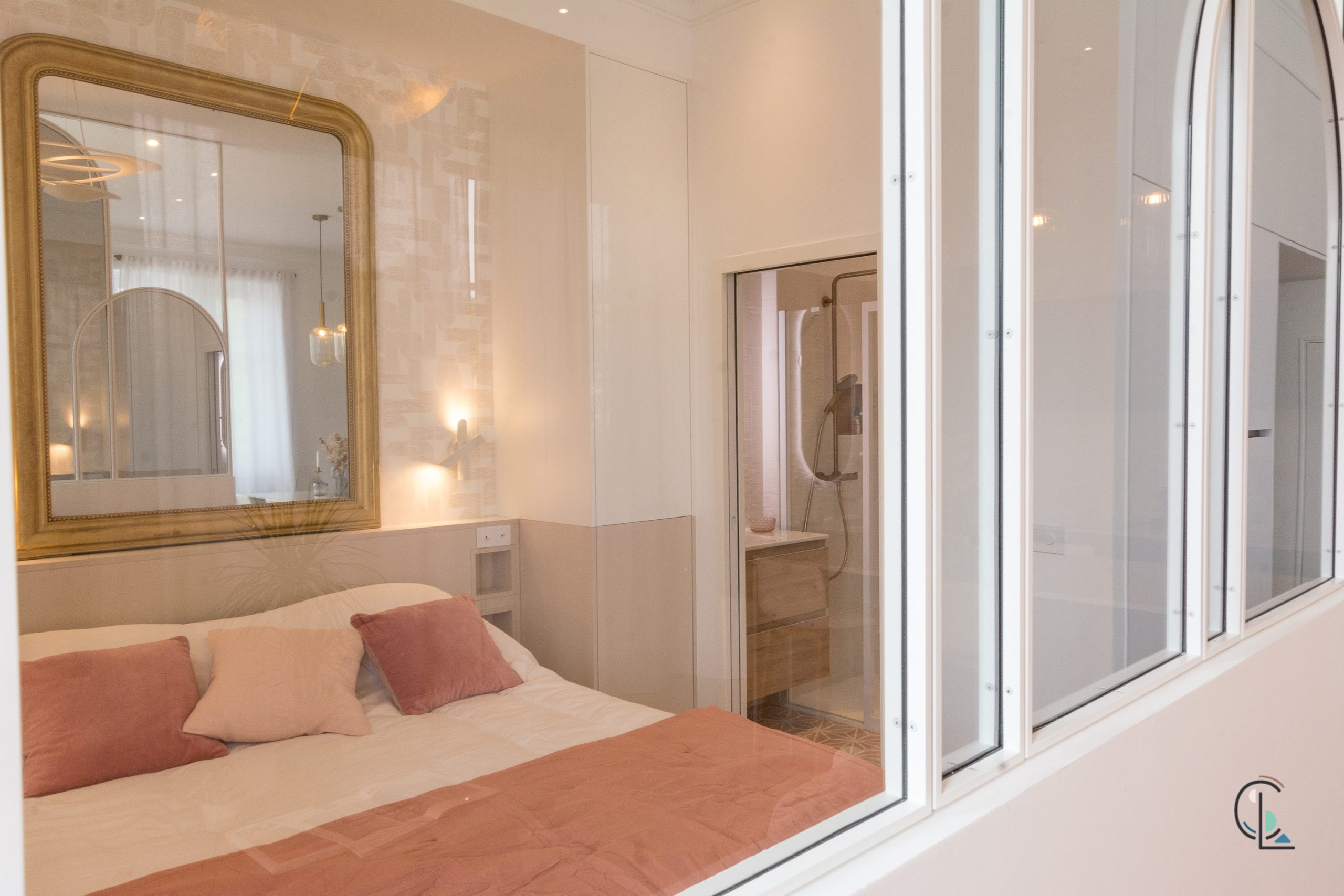 chambre avec verrière blanche chambre avec verrière blanche