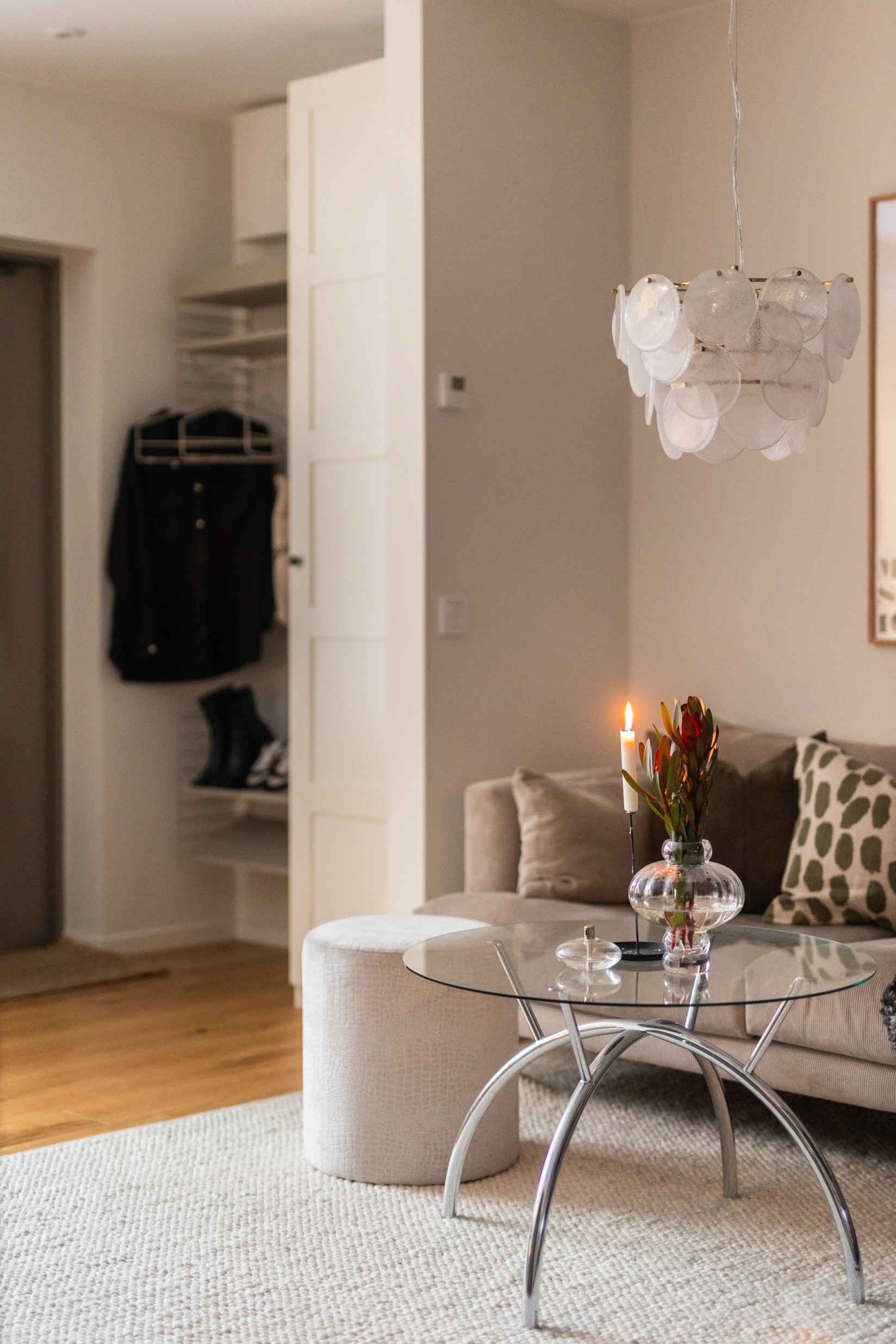 salon deux-pièces de 45m2 optimisé