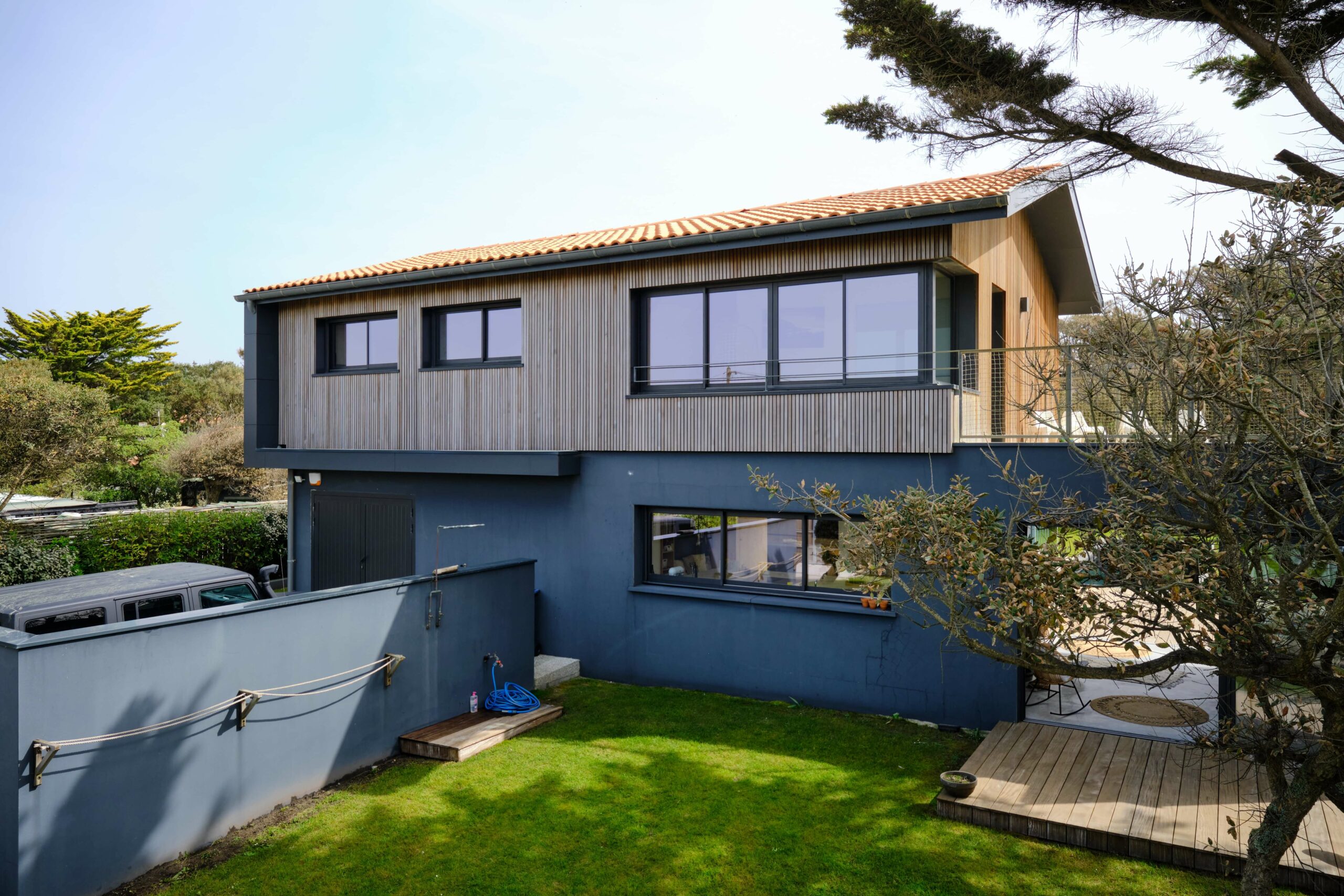 maison en bois villa Arranca