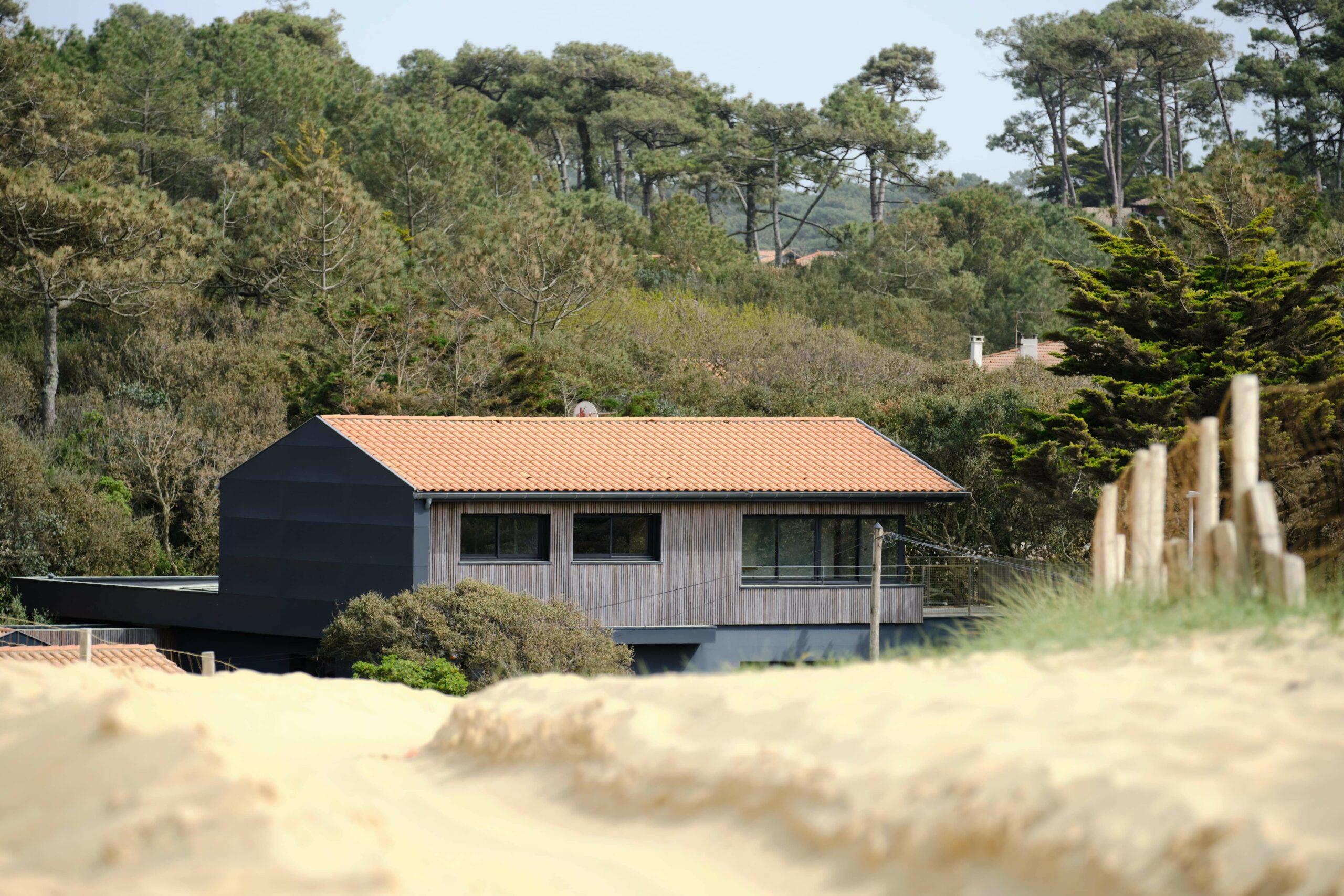 maison en bois villa Arranca