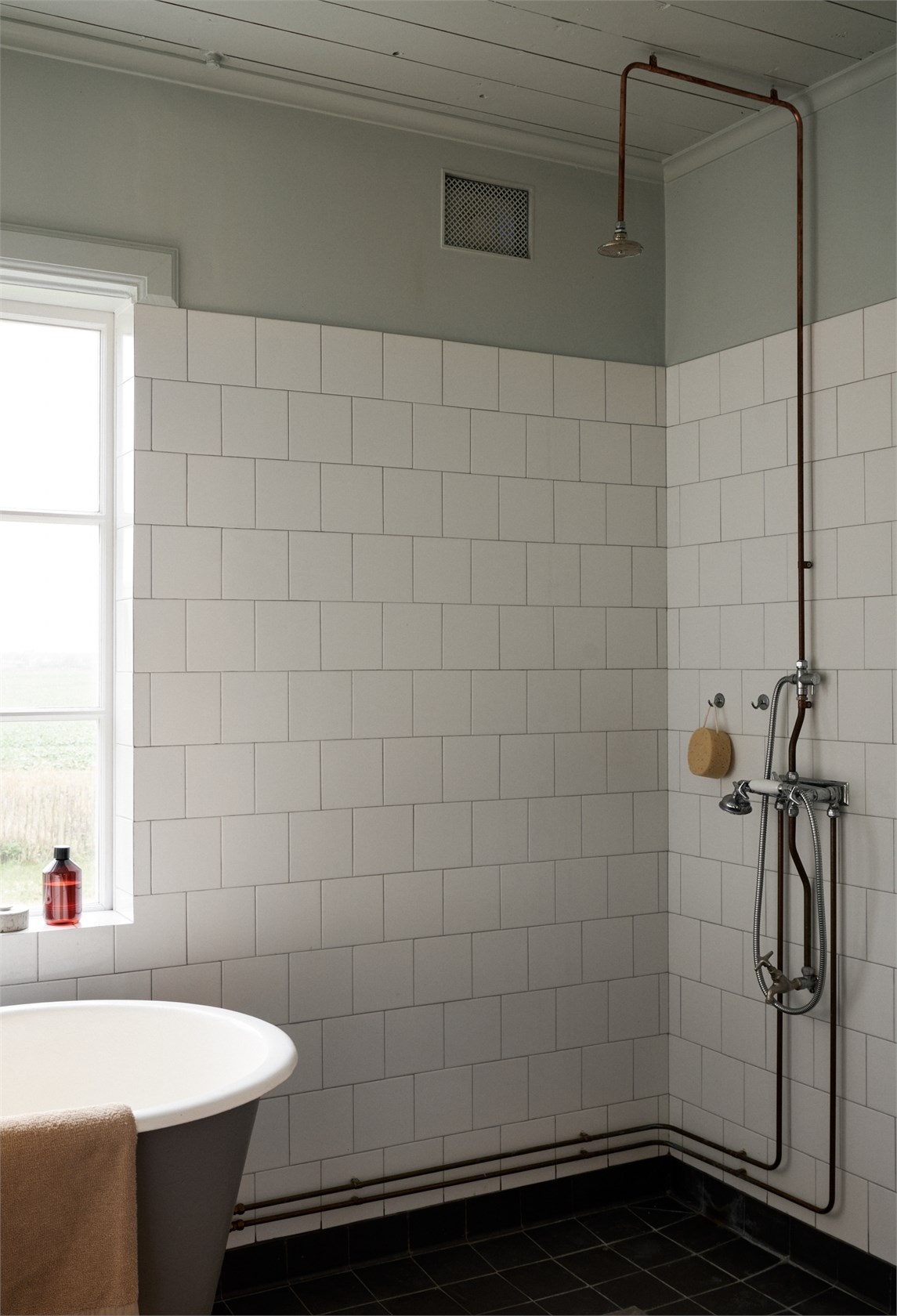 salle de bain rétro