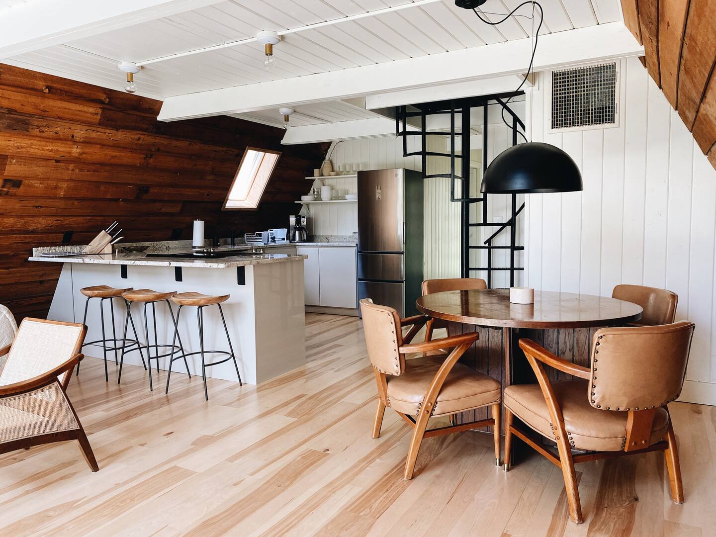 pièce de vie maison A-Frame pièce de vie maison A-Frame