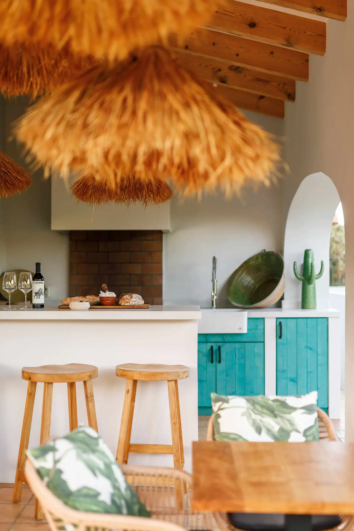 cuisine d'été maison avec piscine Javea The Adelante House