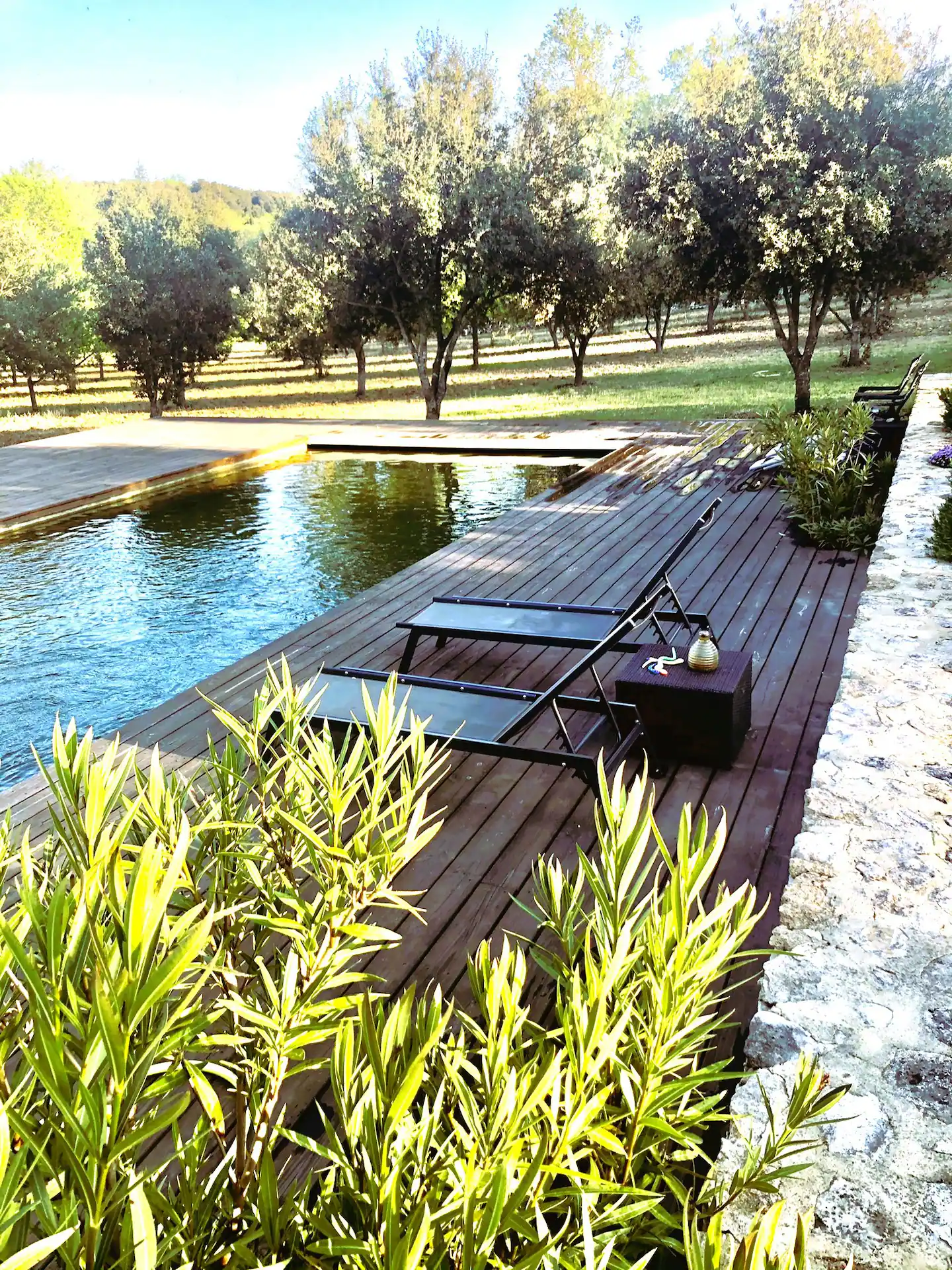piscine avec plage bois piscine avec plage bois