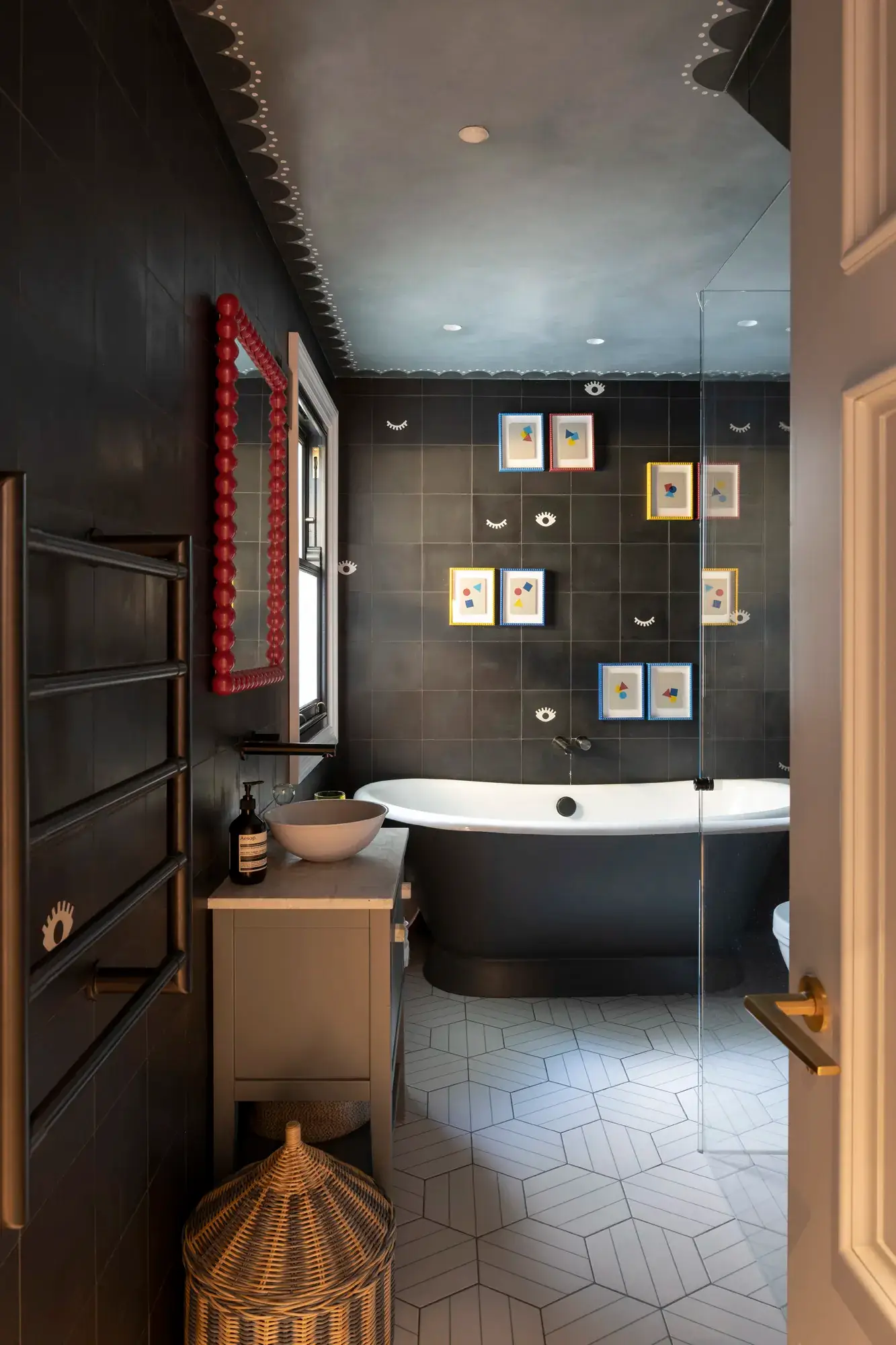 salle de bain noire décoration contemporaine salle de bain noire décoration contemporaine