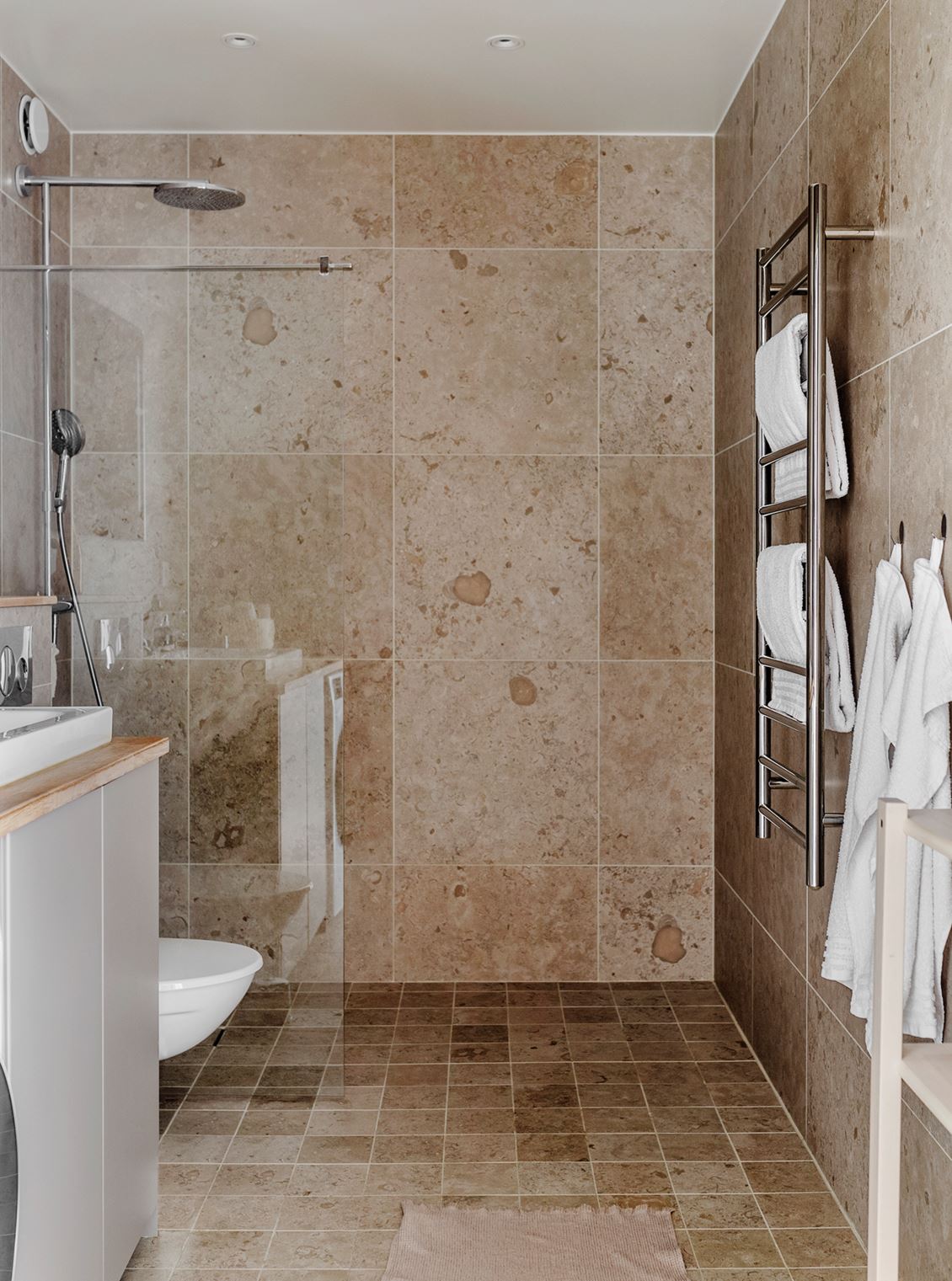 salle de bain beige