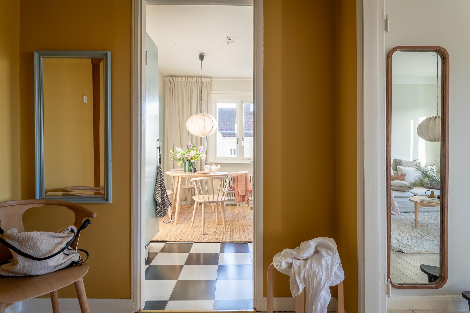 entrée jaune décoration scandinave entrée jaune décoration scandinave