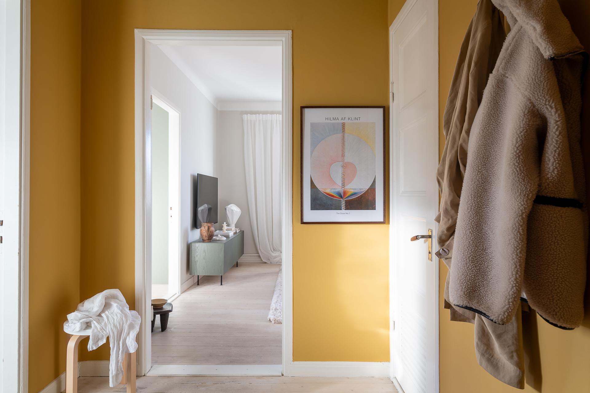 entrée jaune décoration scandinave entrée jaune décoration scandinave