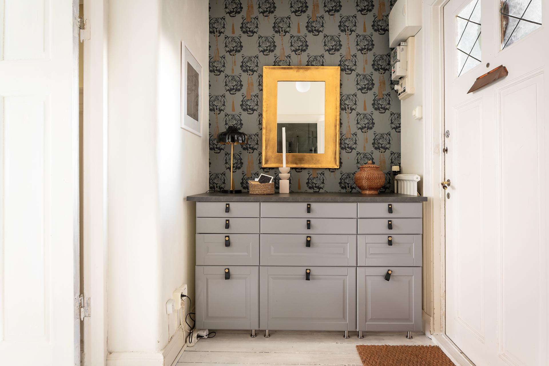 entrée studio 46m2 décoration scandinave
