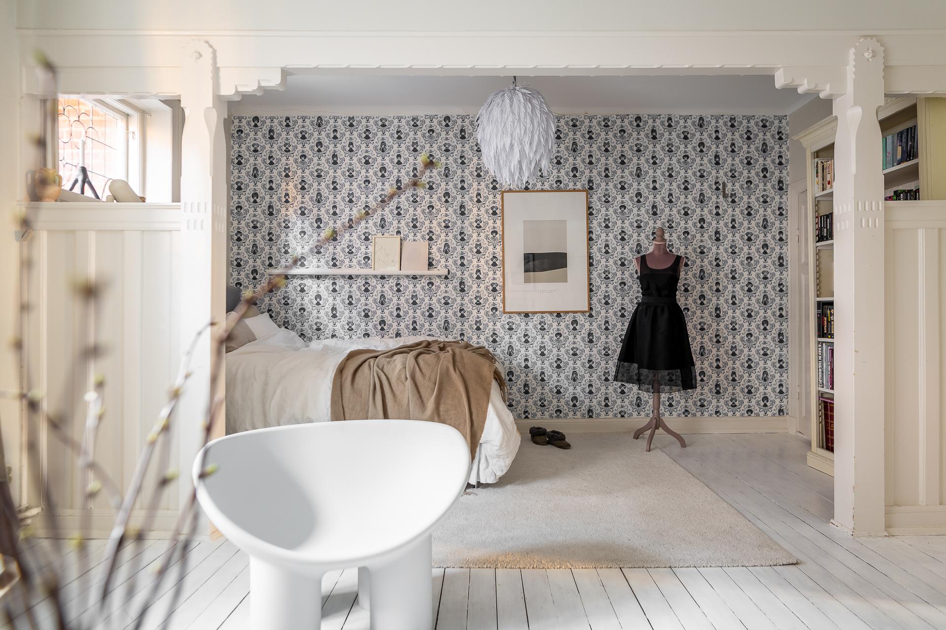 studio 46m2 avec alcôve décoration scandinave