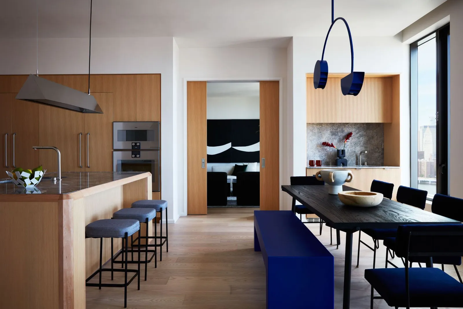 cuisine avec salle à manger décoration design