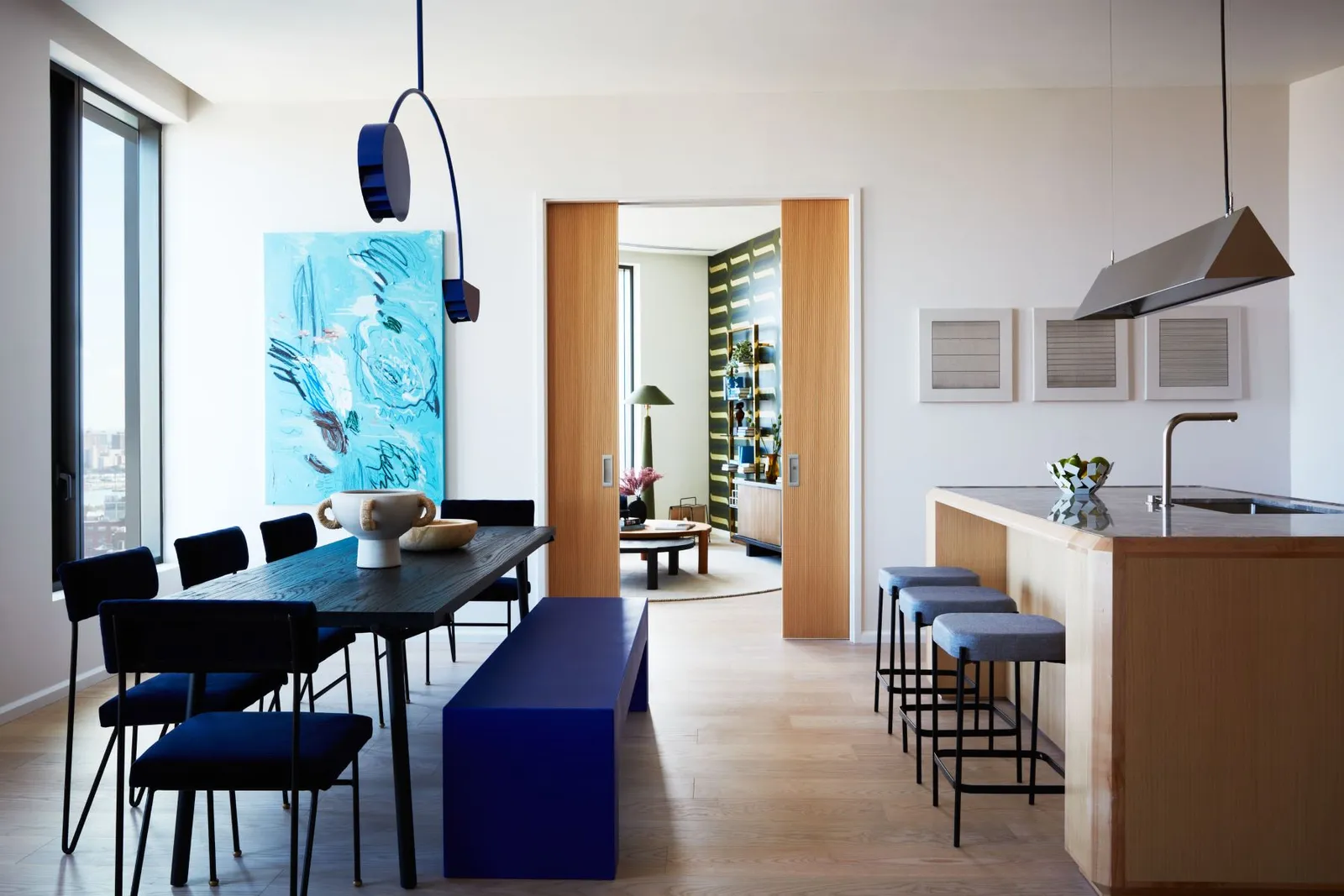 cuisine avec salle à manger décoration design