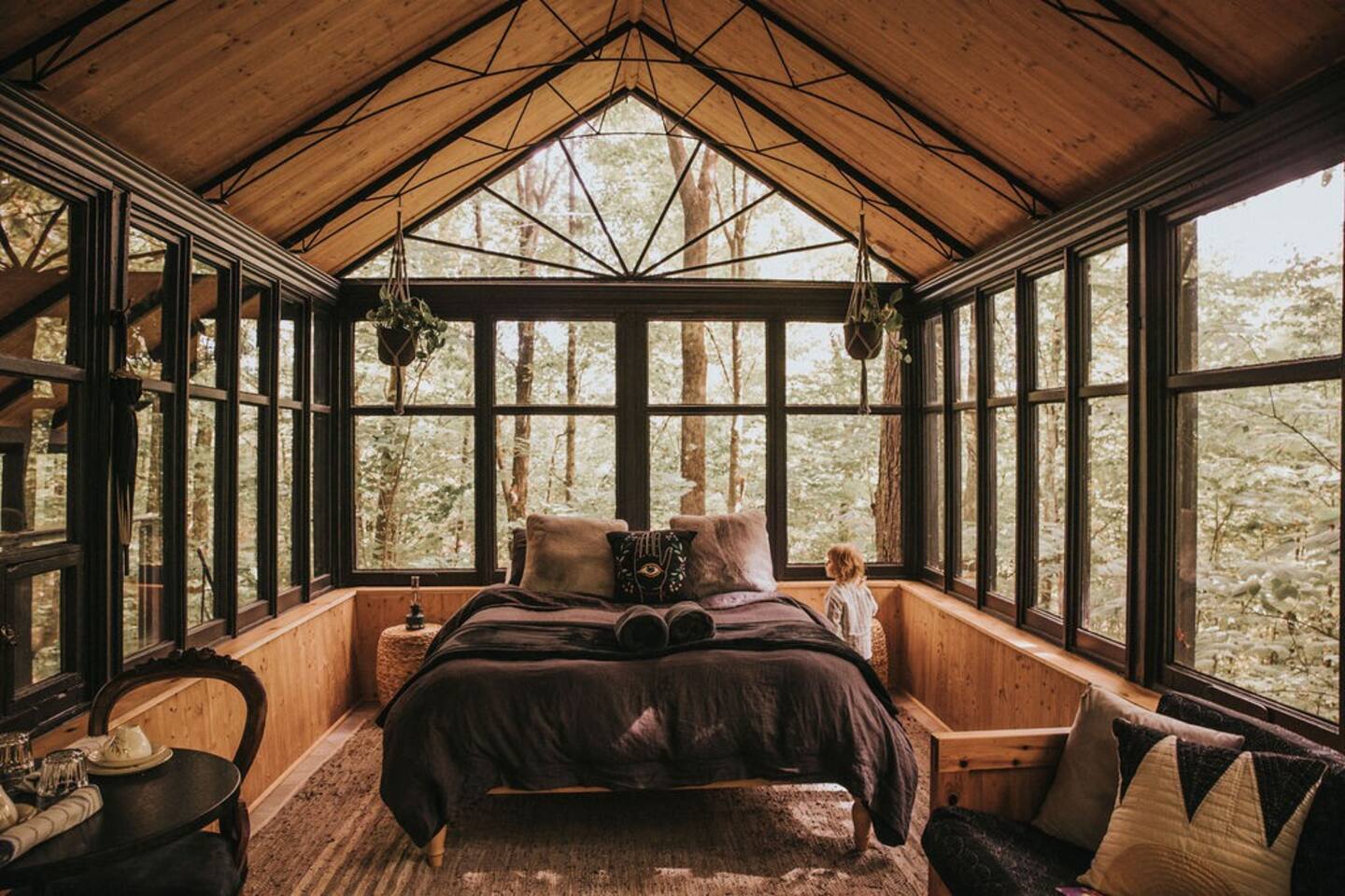 chambre maison en bois