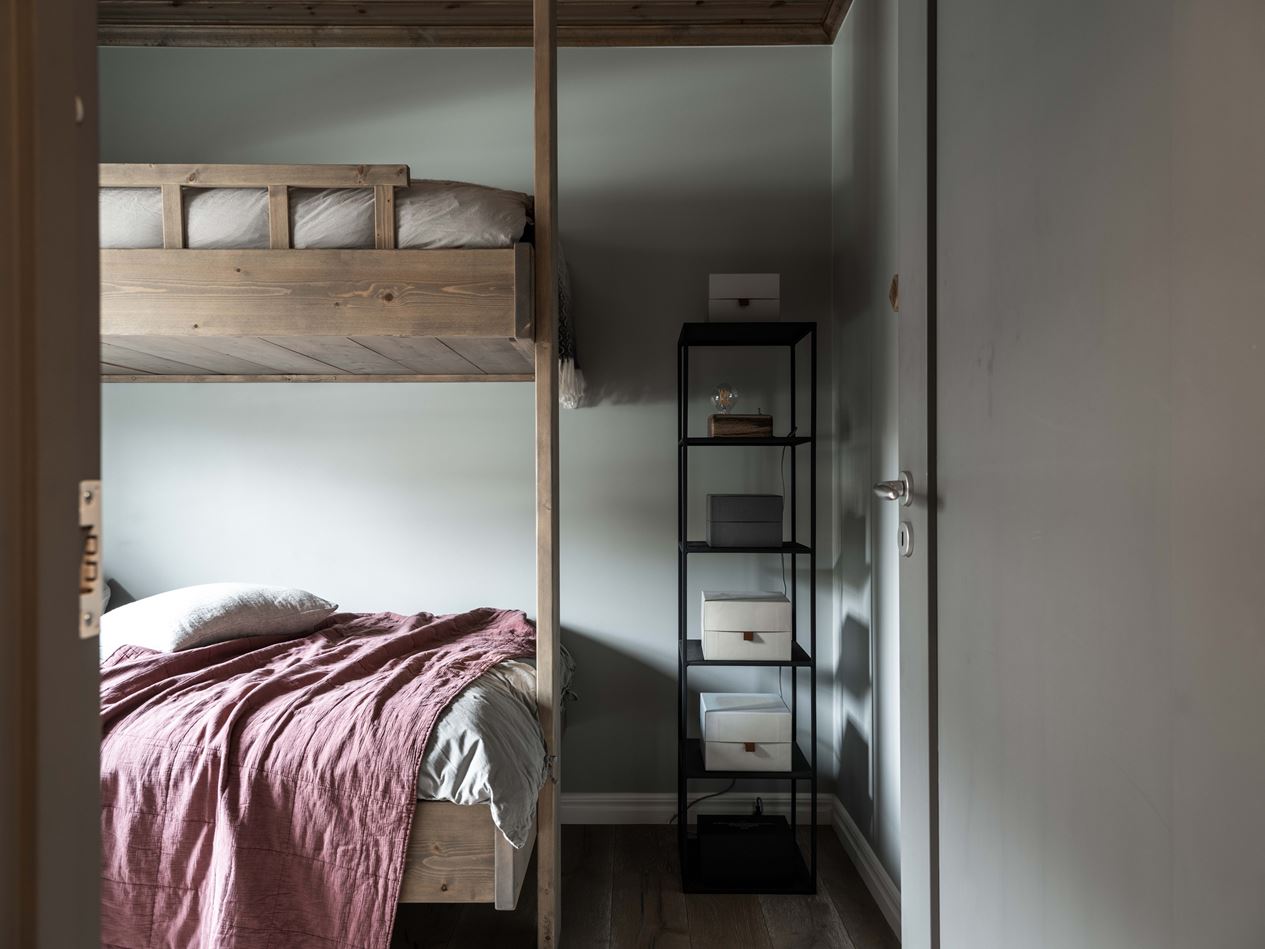 chambre lits superposés maison de montagne