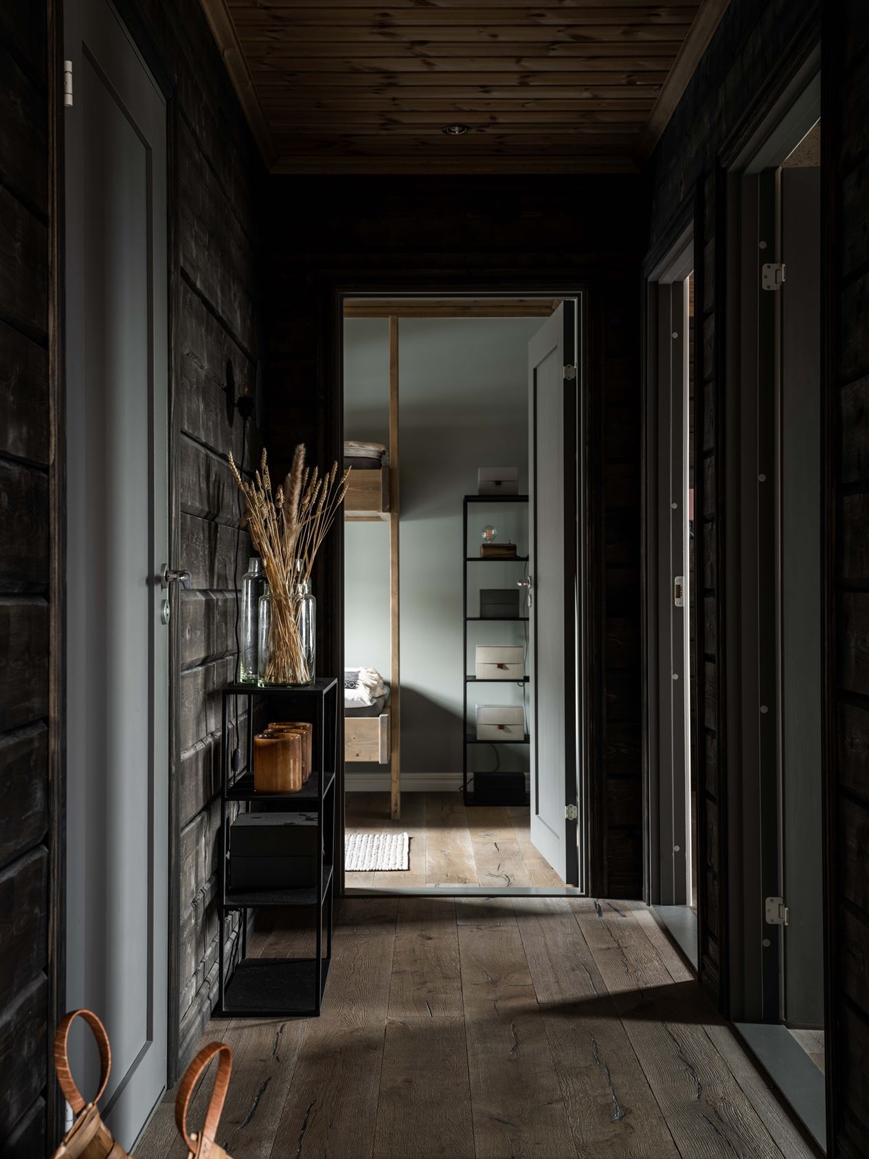 entrée maison de montagne