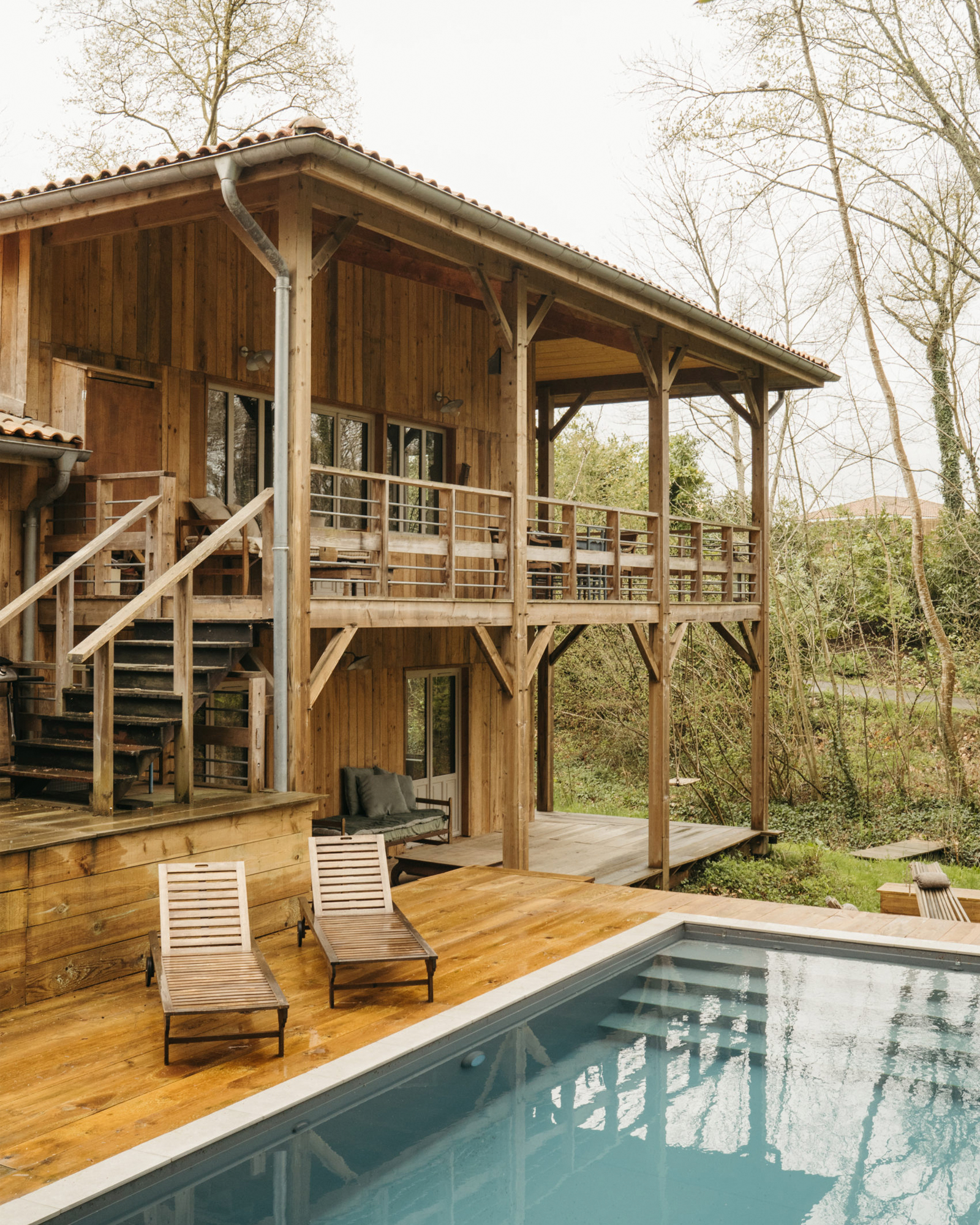 maison en bois cabane du Moulin