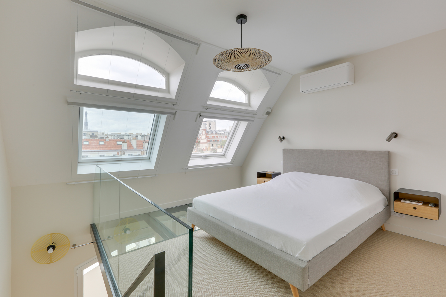 chambre appartement 38m2 Paris en duplex chambre appartement 38m2 Paris en duplex