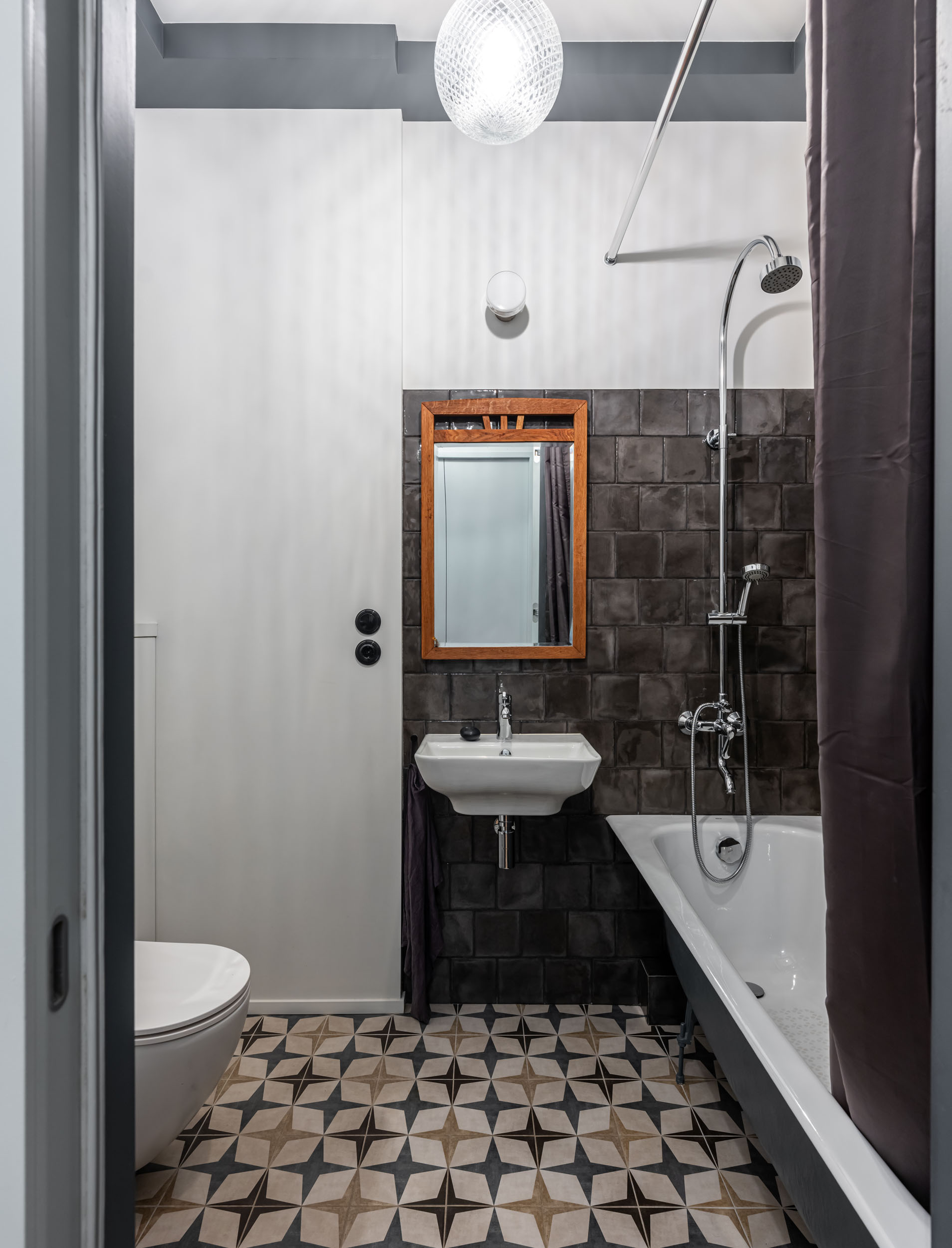 salle de bain zelliges marron salle de bain zelliges marron