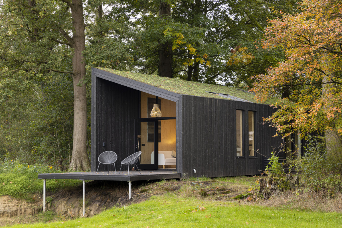 mini maison 44m2 toit engazonné