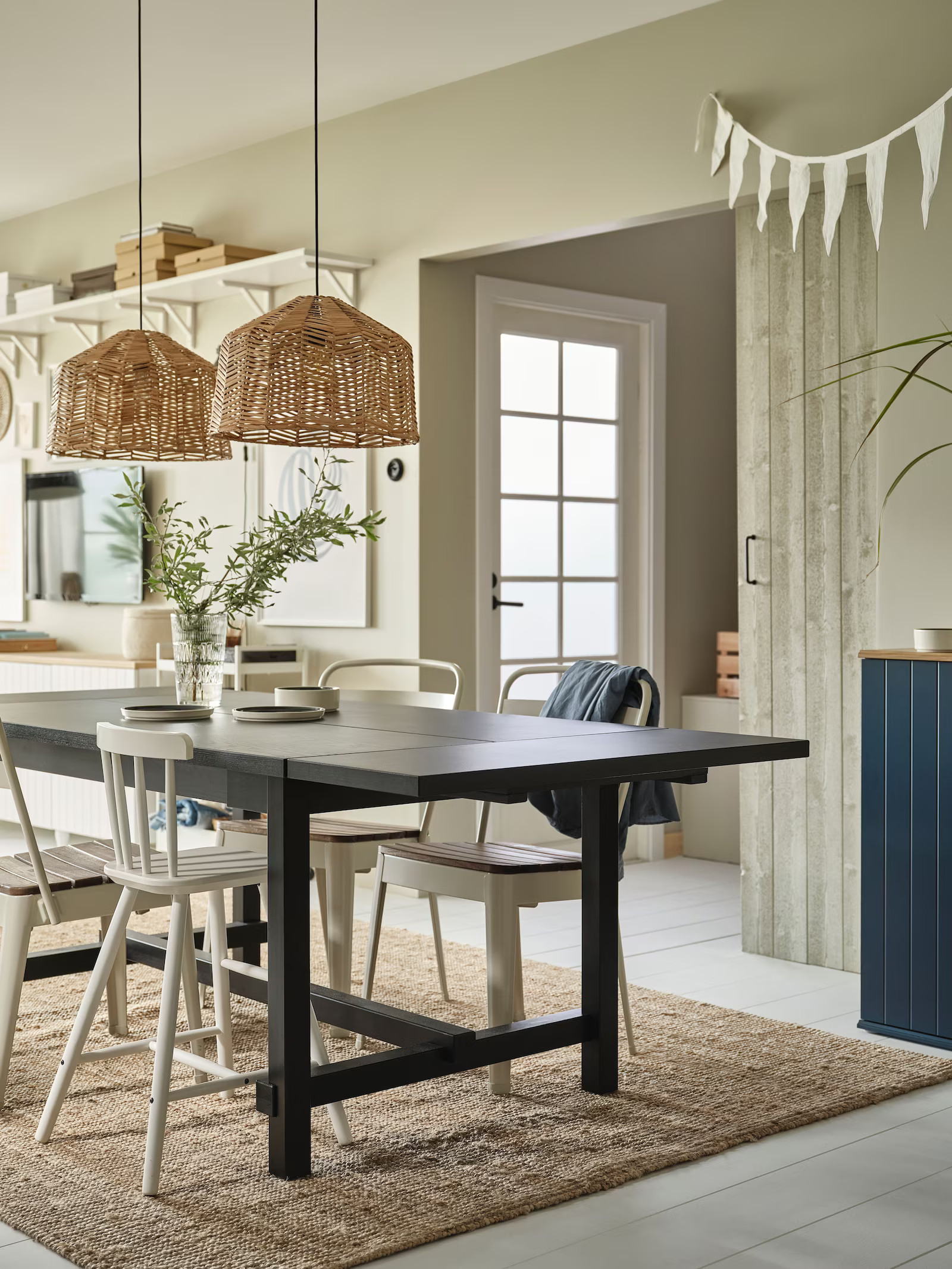 salle à manger décoration naturelle
