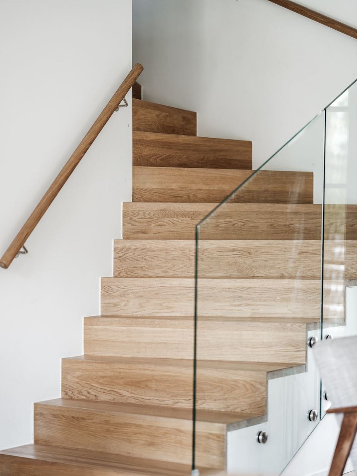 escalier design garde-corps verre maison en bois escalier design garde-corps verre maison en bois