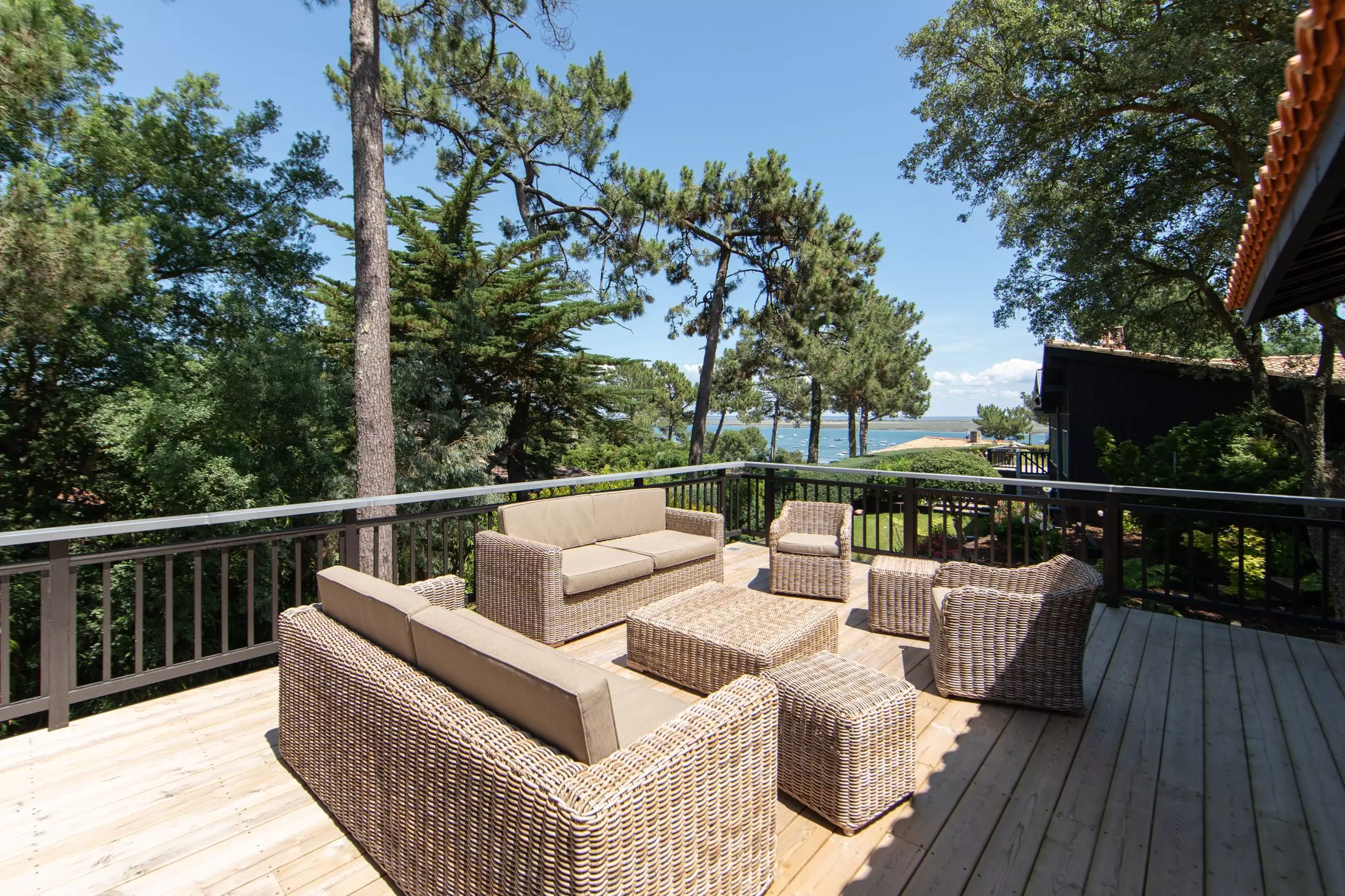 terrasse maison en bois villa Mélyne Cap Ferret terrasse maison en bois villa Mélyne Cap Ferret