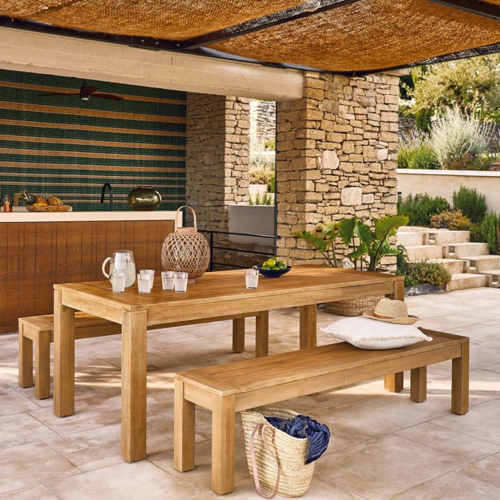 terrasse pergola acier  maisons du Monde 2024