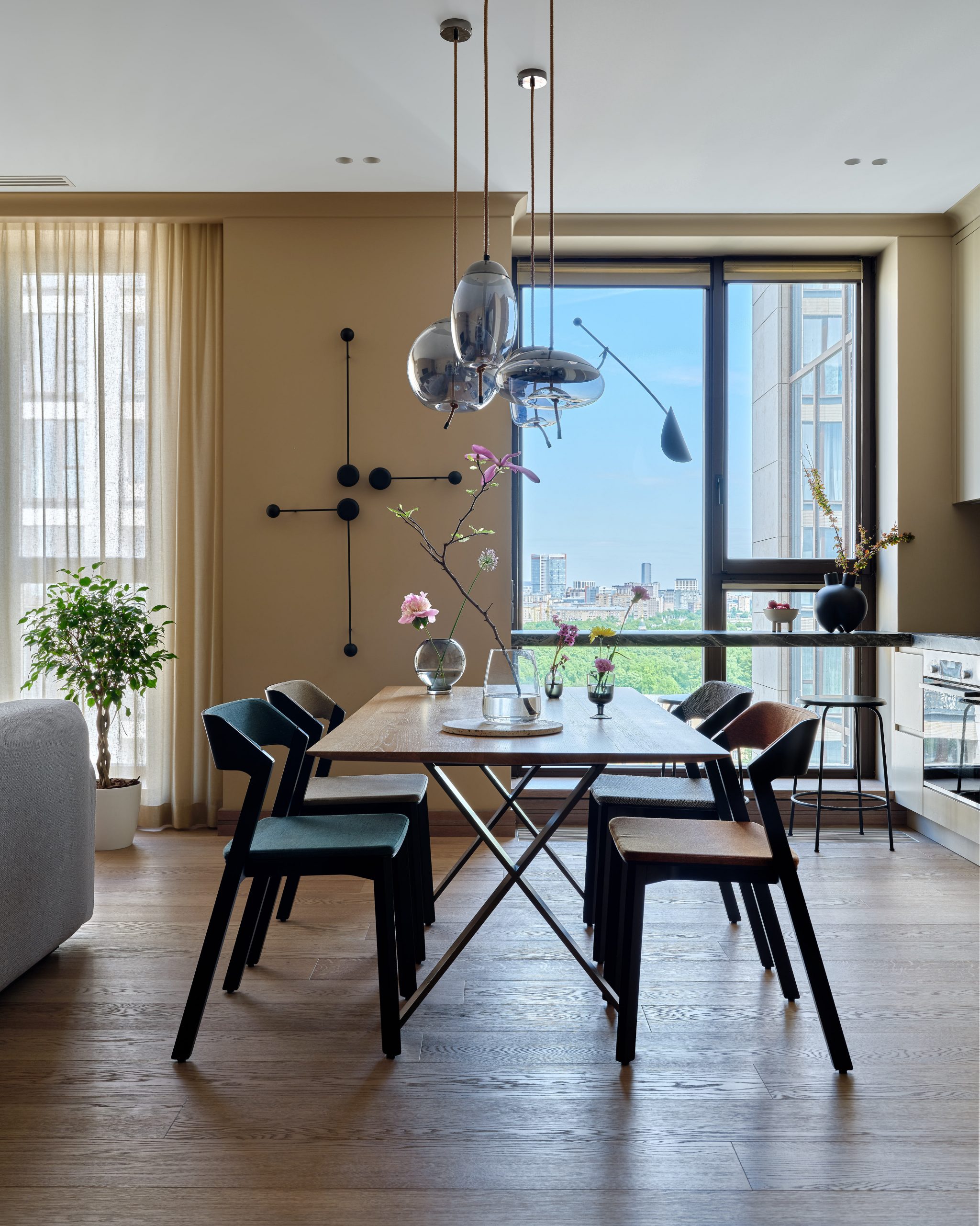 salle à manger décoration contemporaine