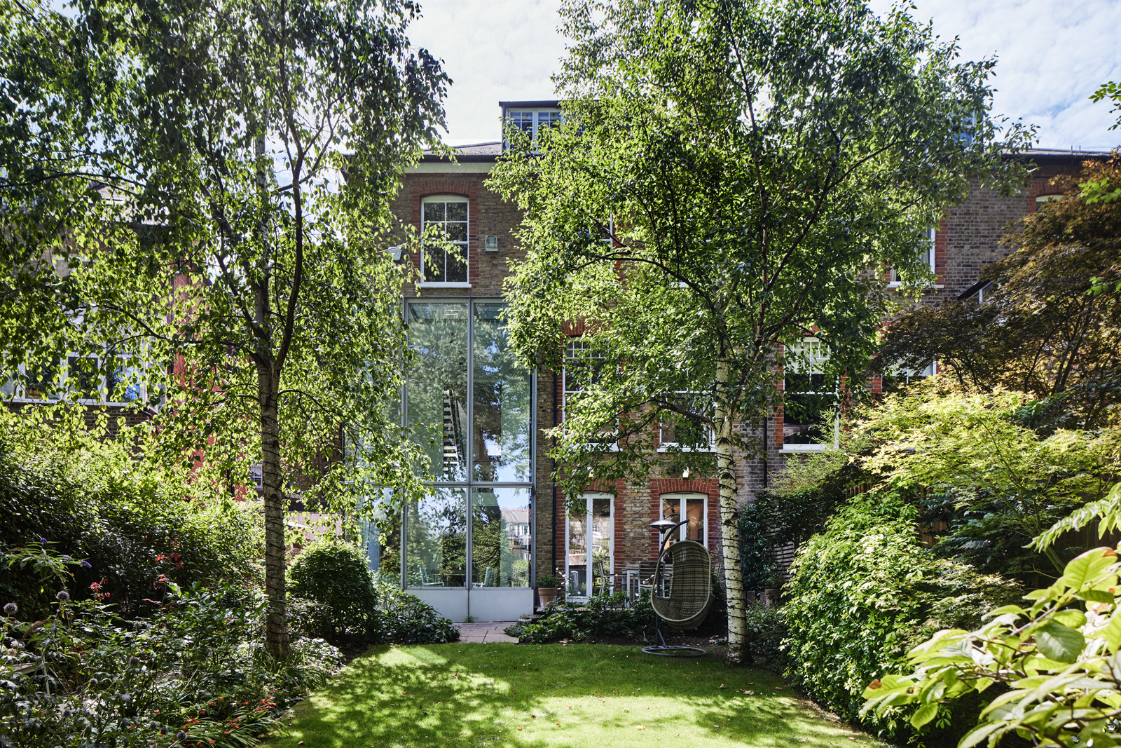 maison agrandie Londres avec extension contemporaine