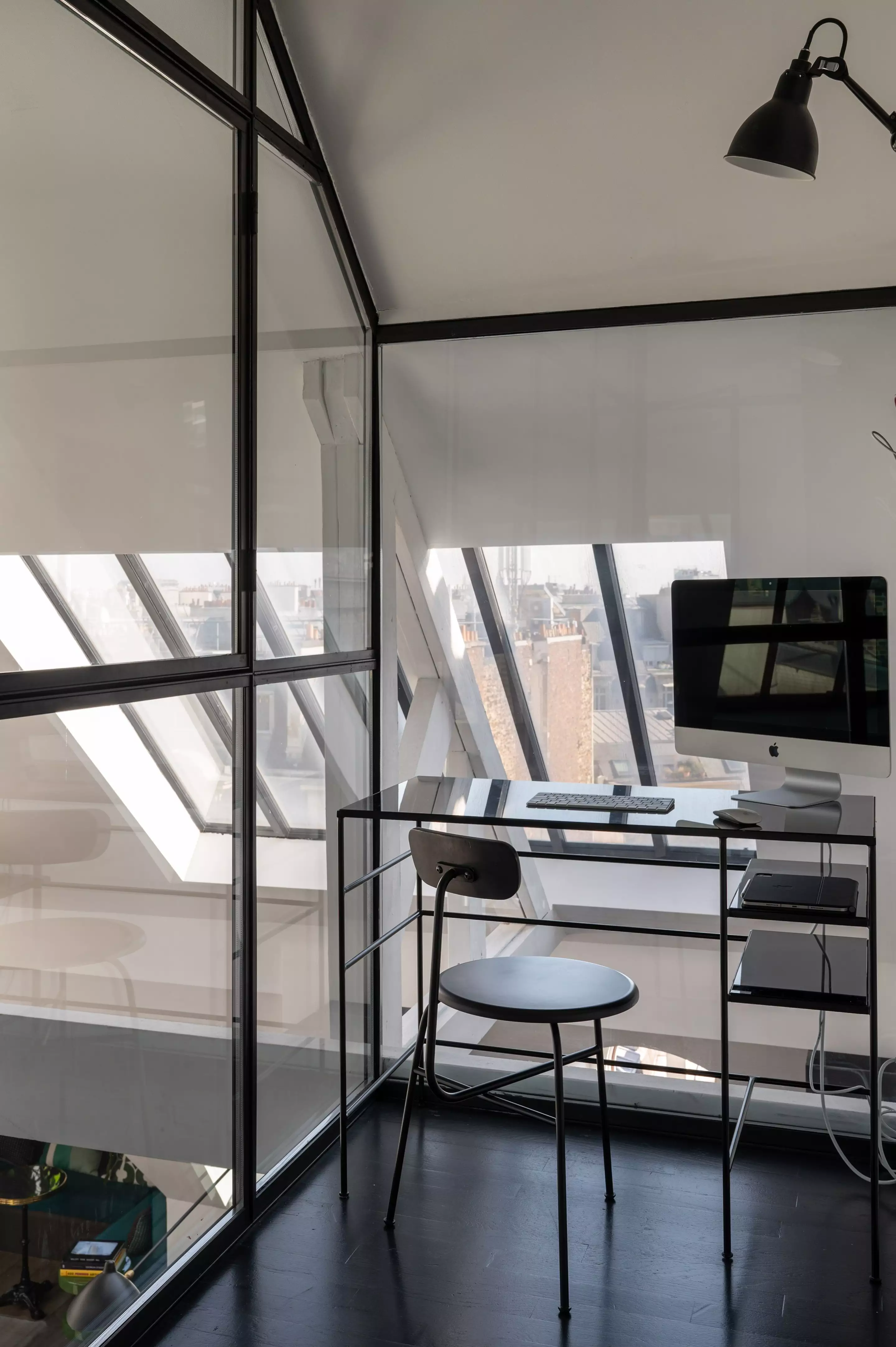 bureau avec verrière