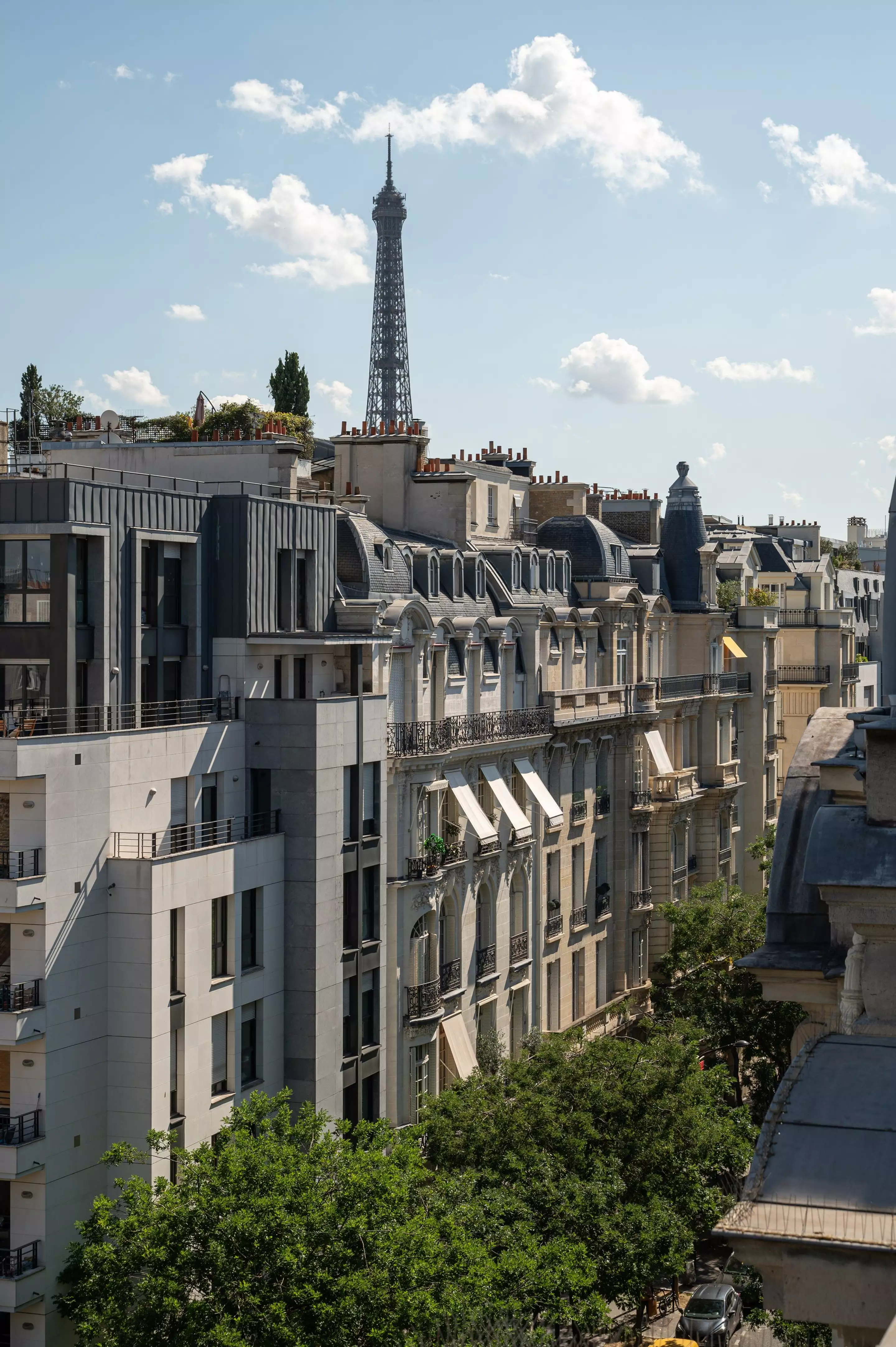 appartement Paris avec vue Tour Eiffel